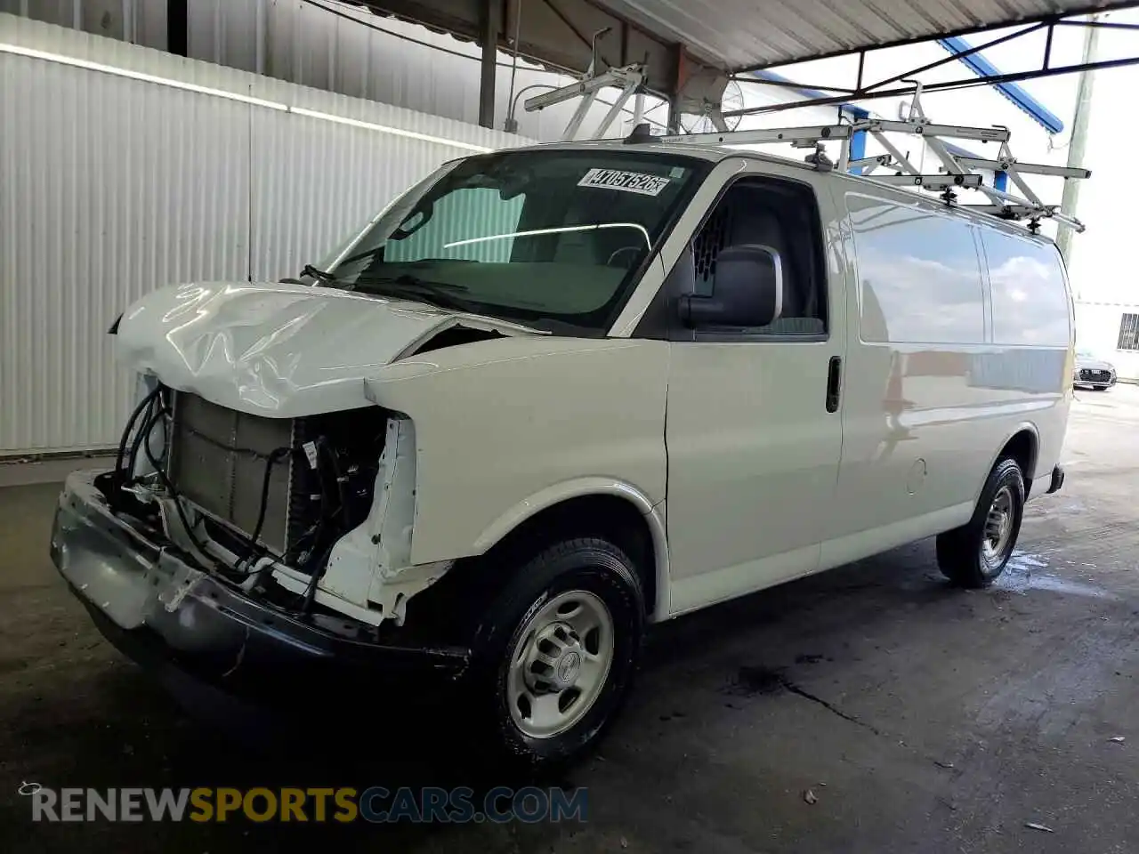 1 Photograph of a damaged car 1GCWGAFP8P1104482 CHEVROLET EXPRESS 2023