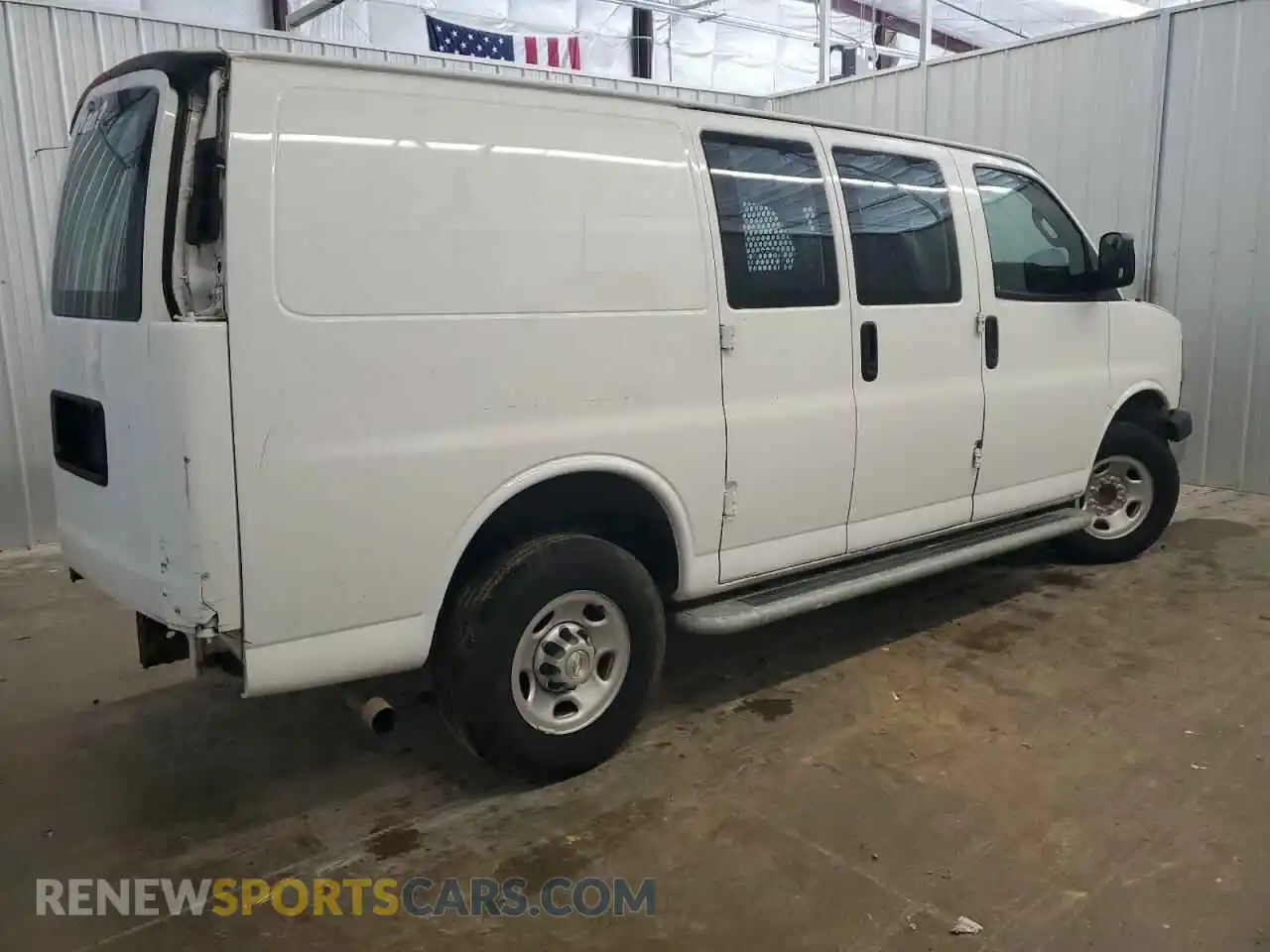 3 Photograph of a damaged car 1GCWGAFP9P1126958 CHEVROLET EXPRESS 2023