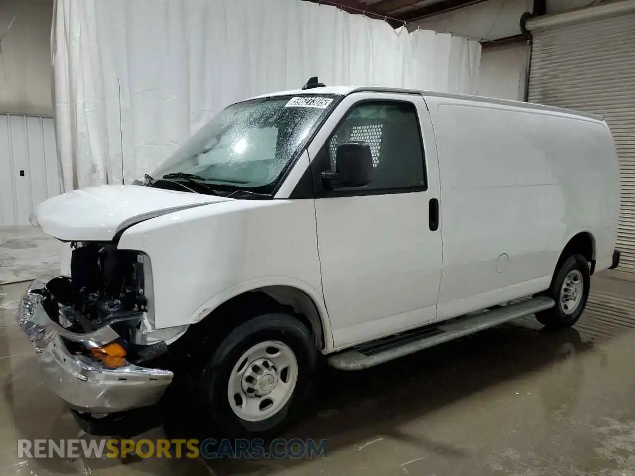 1 Photograph of a damaged car 1GCWGAFPXP1244131 CHEVROLET EXPRESS 2023