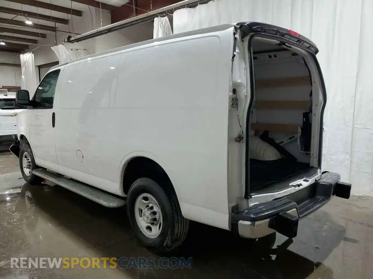 2 Photograph of a damaged car 1GCWGAFPXP1244131 CHEVROLET EXPRESS 2023