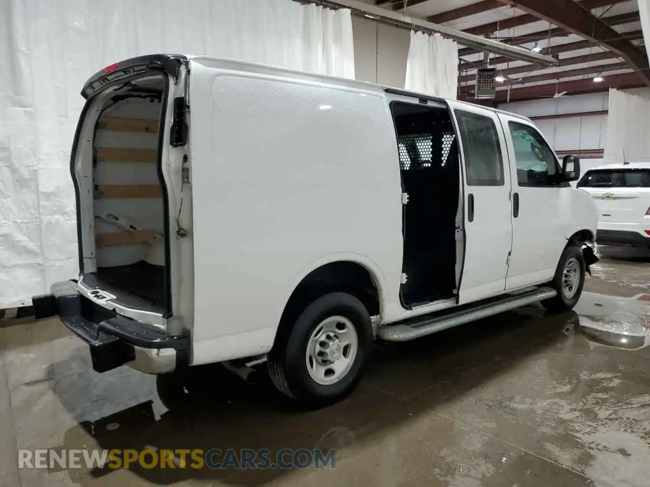 3 Photograph of a damaged car 1GCWGAFPXP1244131 CHEVROLET EXPRESS 2023