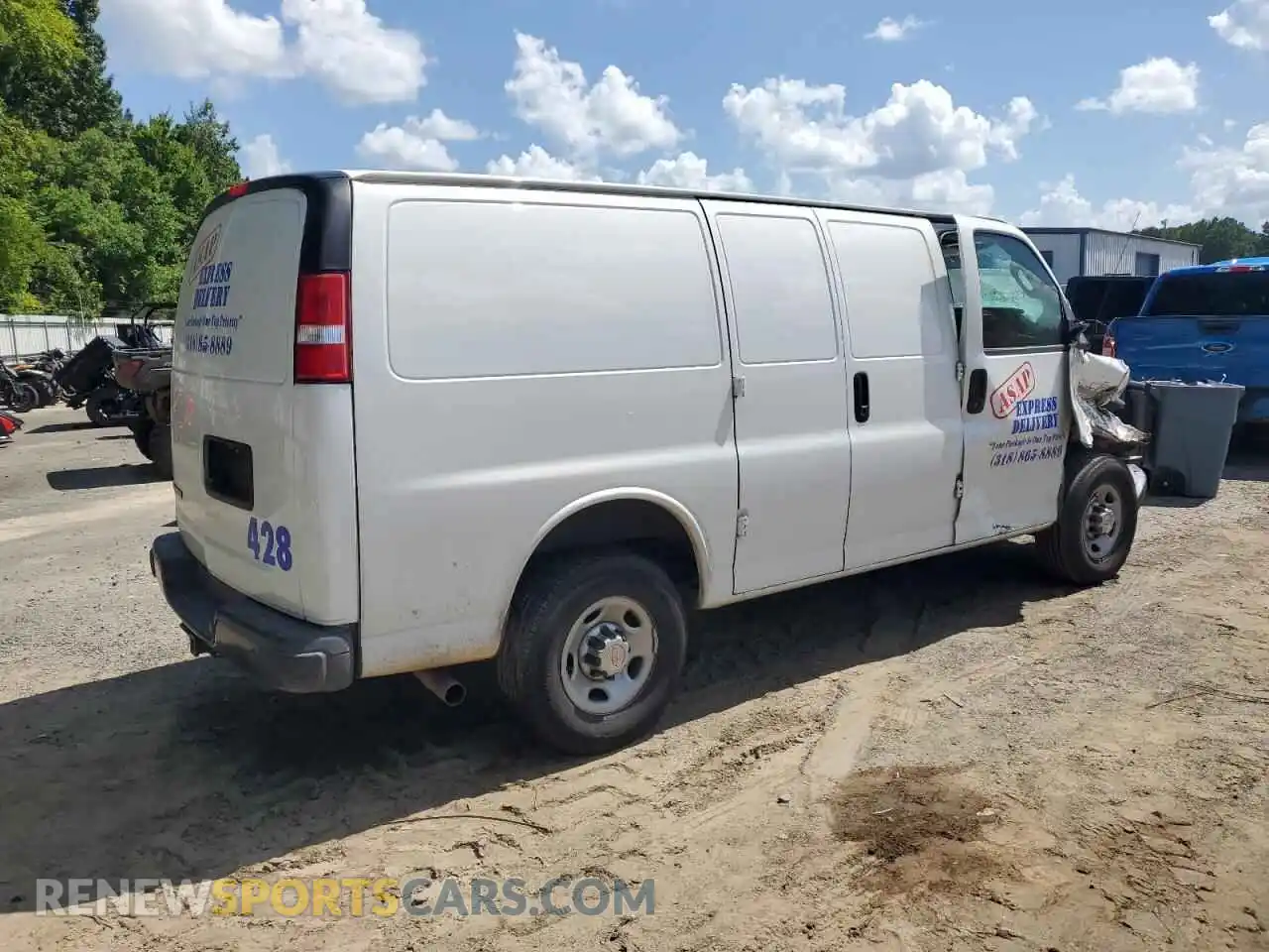 3 Photograph of a damaged car 1GCWGAF71R1288974 CHEVROLET EXPRESS 2024