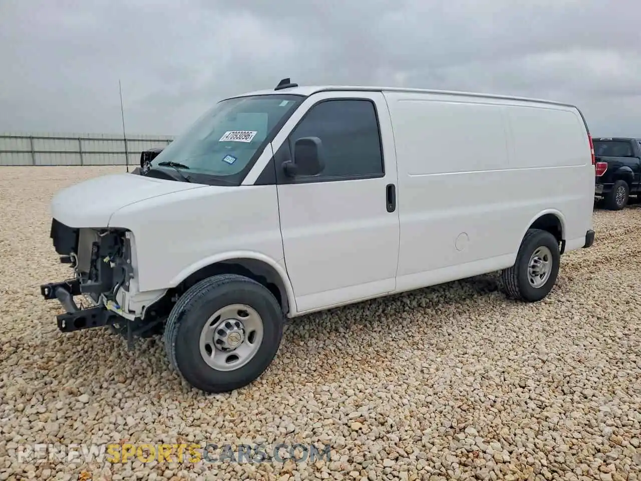 1 Photograph of a damaged car 1GCWGAF71R1289493 CHEVROLET EXPRESS 2024