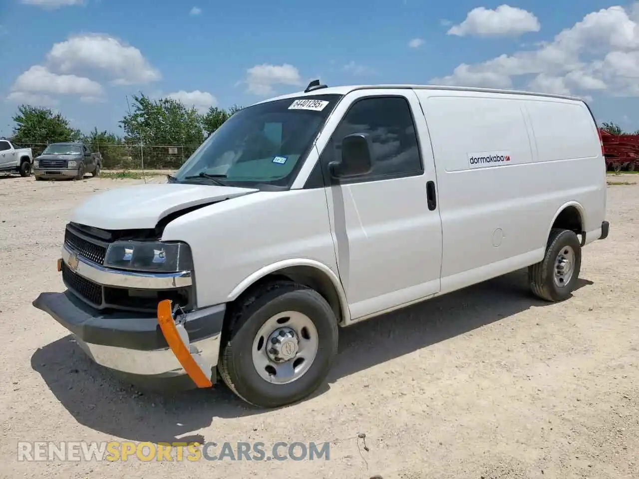 1 Фотография поврежденного автомобиля 1GCWGAF74R1271408 CHEVROLET EXPRESS 2024