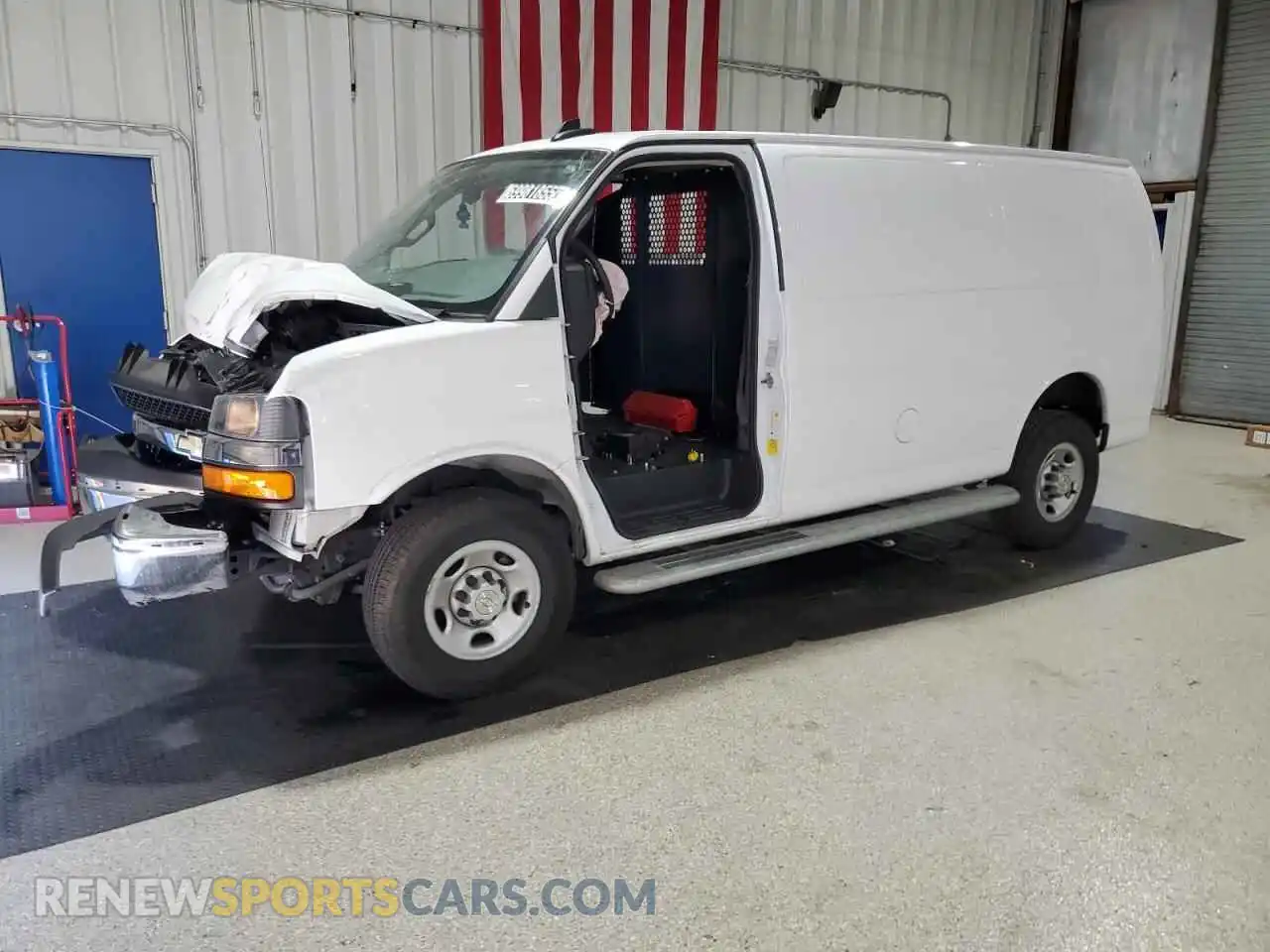 1 Photograph of a damaged car 1GCWGAFP3R1159375 CHEVROLET EXPRESS 2024