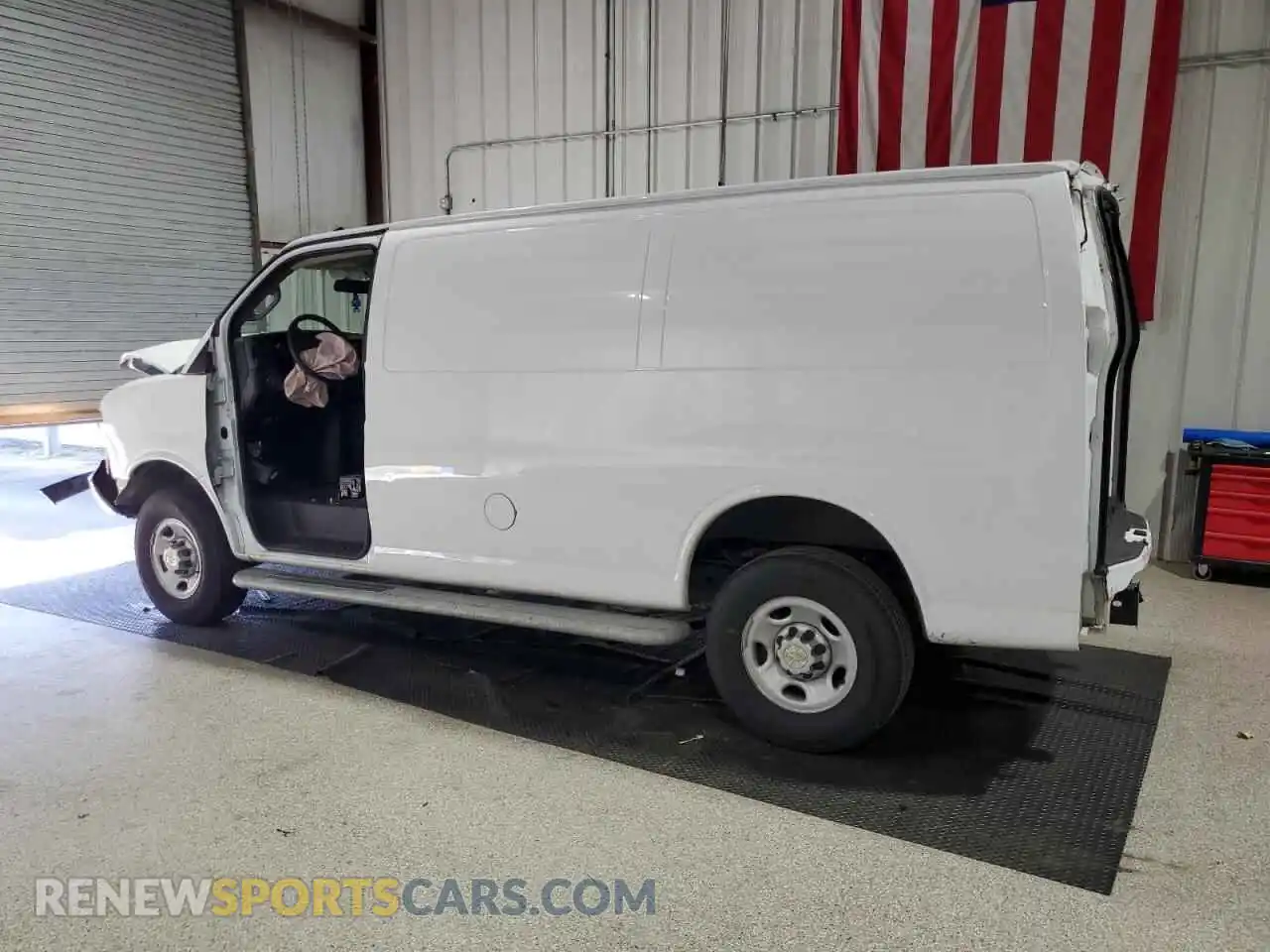 2 Photograph of a damaged car 1GCWGAFP3R1159375 CHEVROLET EXPRESS 2024