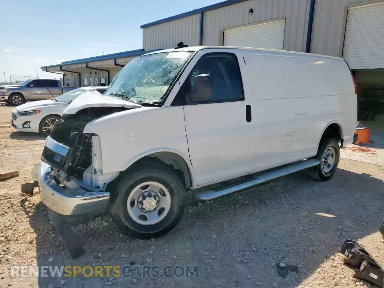 1 Photograph of a damaged car 1GCWGAFP4R1269464 CHEVROLET EXPRESS 2024