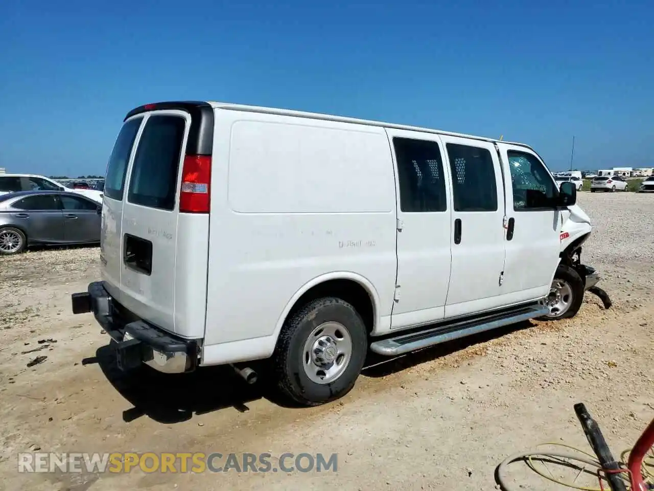 3 Photograph of a damaged car 1GCWGAFP4R1269464 CHEVROLET EXPRESS 2024