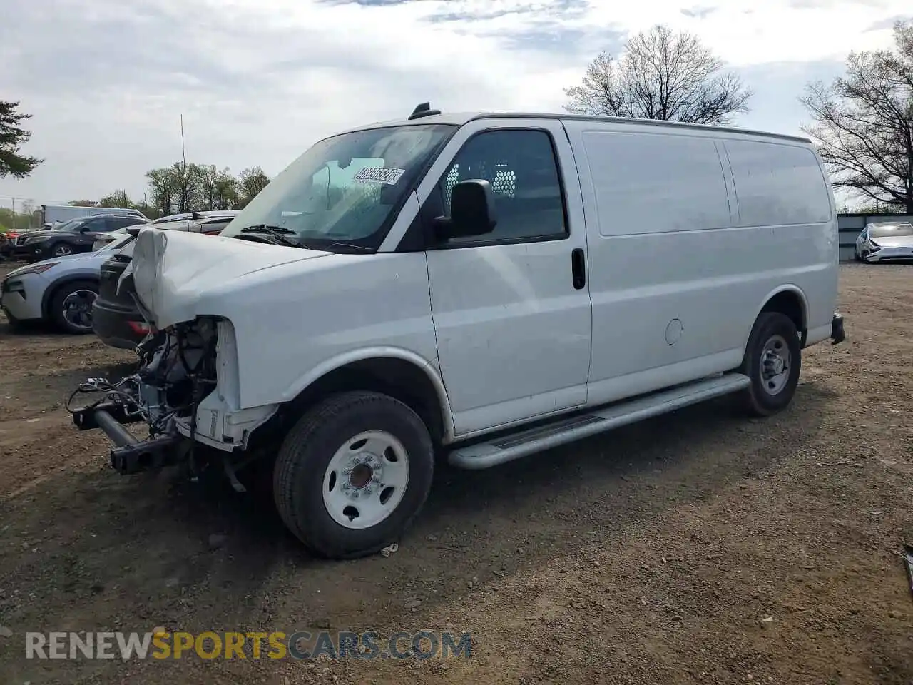 1 Photograph of a damaged car 1GCWGAFP4R1289178 CHEVROLET EXPRESS 2024