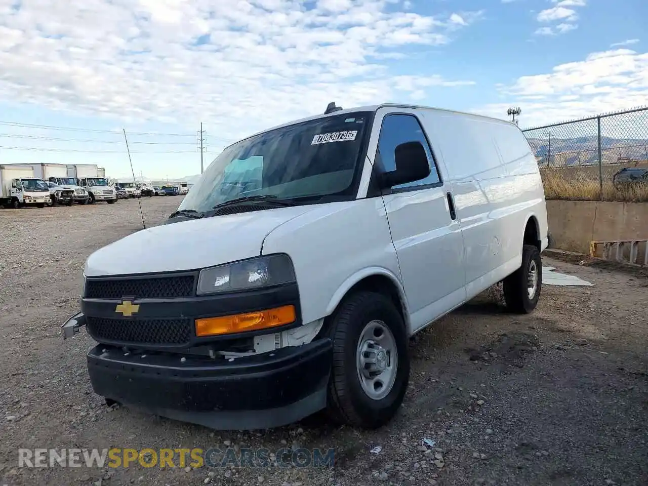1 fotografías del automóvil dañado 1GCWGAFP6R1106251 CHEVROLET EXPRESS 2024