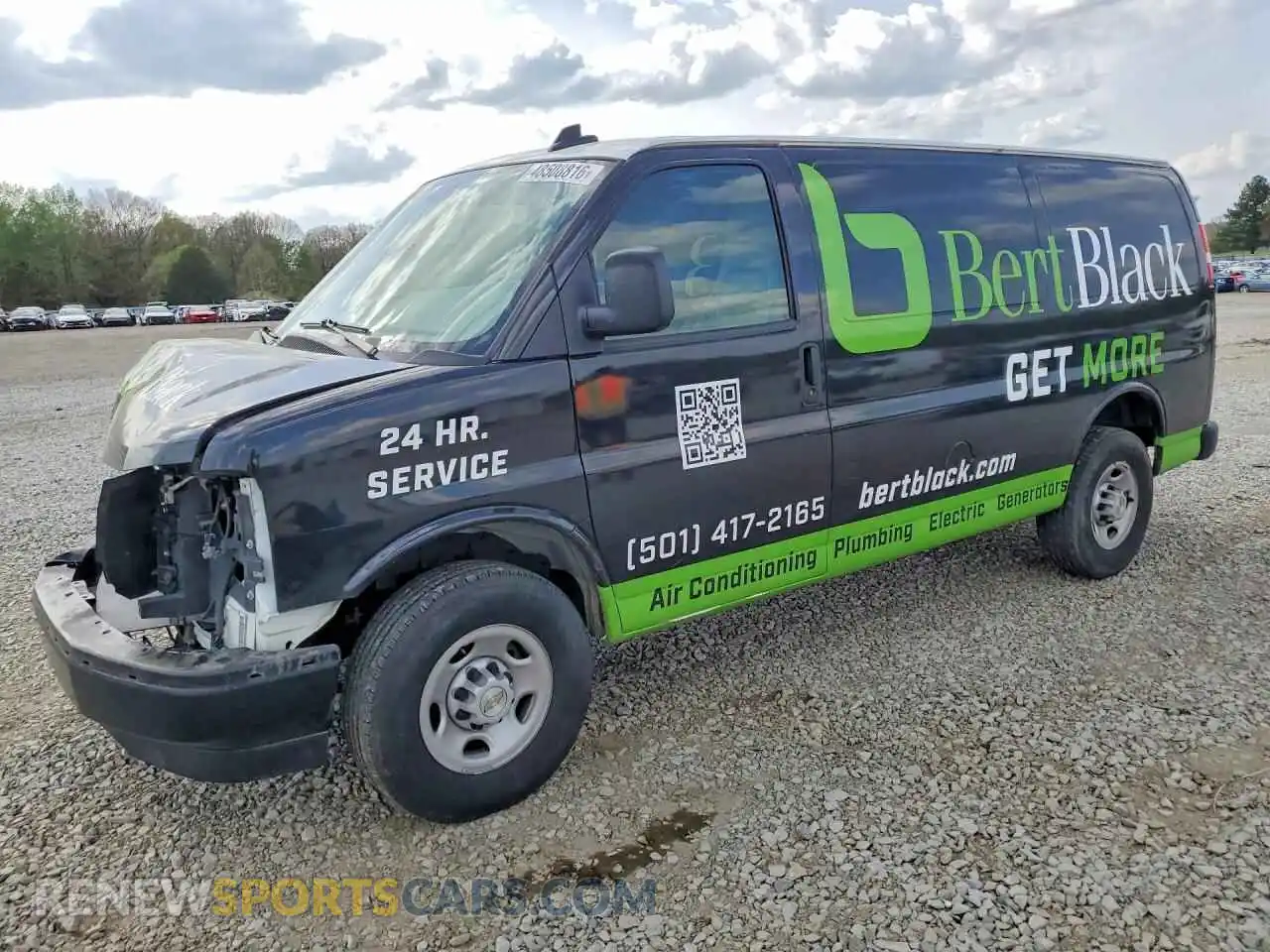 1 Photograph of a damaged car 1GCWGAFP7R1262217 CHEVROLET EXPRESS 2024