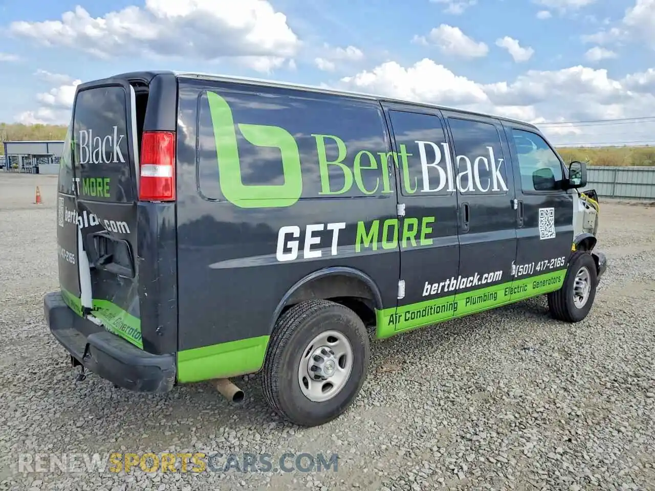 3 Photograph of a damaged car 1GCWGAFP7R1262217 CHEVROLET EXPRESS 2024