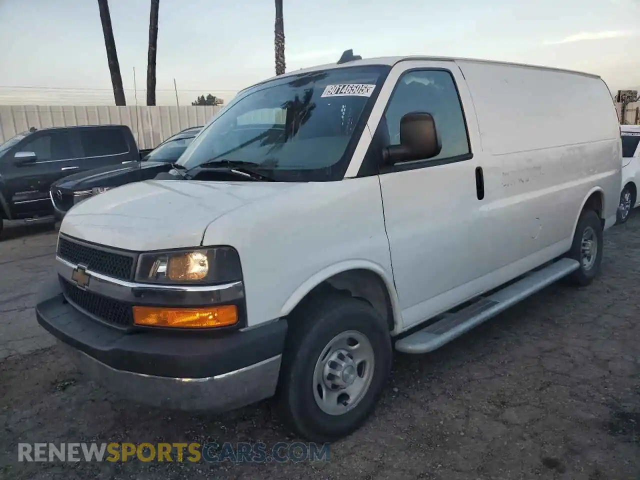 1 Photograph of a damaged car 1GCWGAFP8R1188760 CHEVROLET EXPRESS 2024