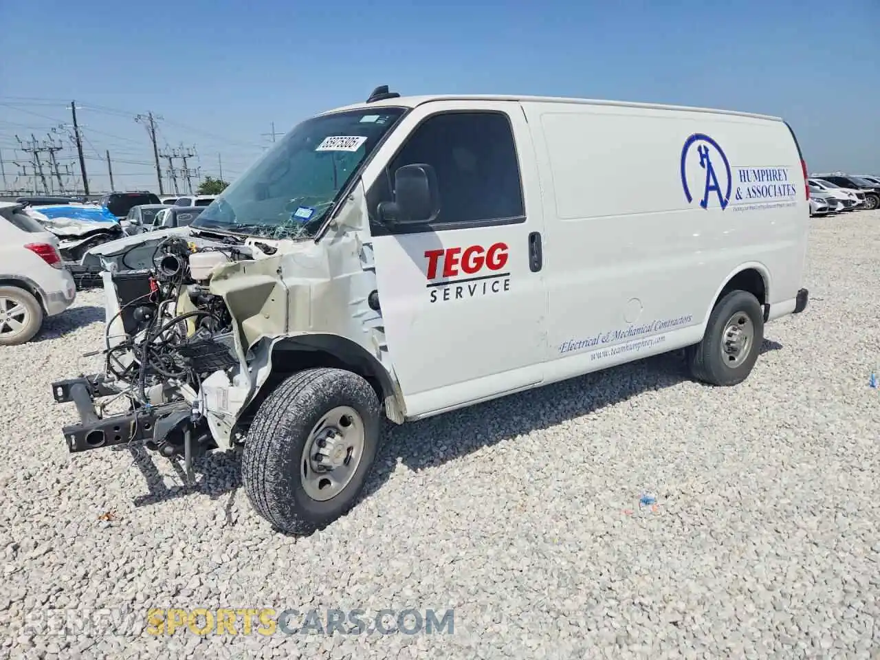 1 fotografías del automóvil dañado 1GCWGAFP8R1290060 CHEVROLET EXPRESS 2024