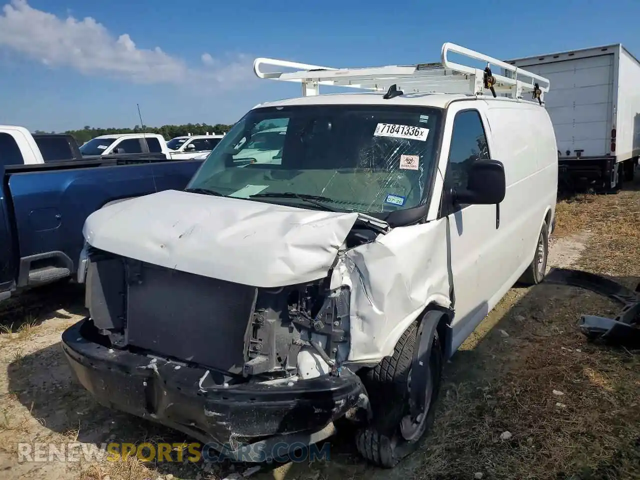 1 fotografías del automóvil dañado 1GCWGAFP9R1139017 CHEVROLET EXPRESS 2024