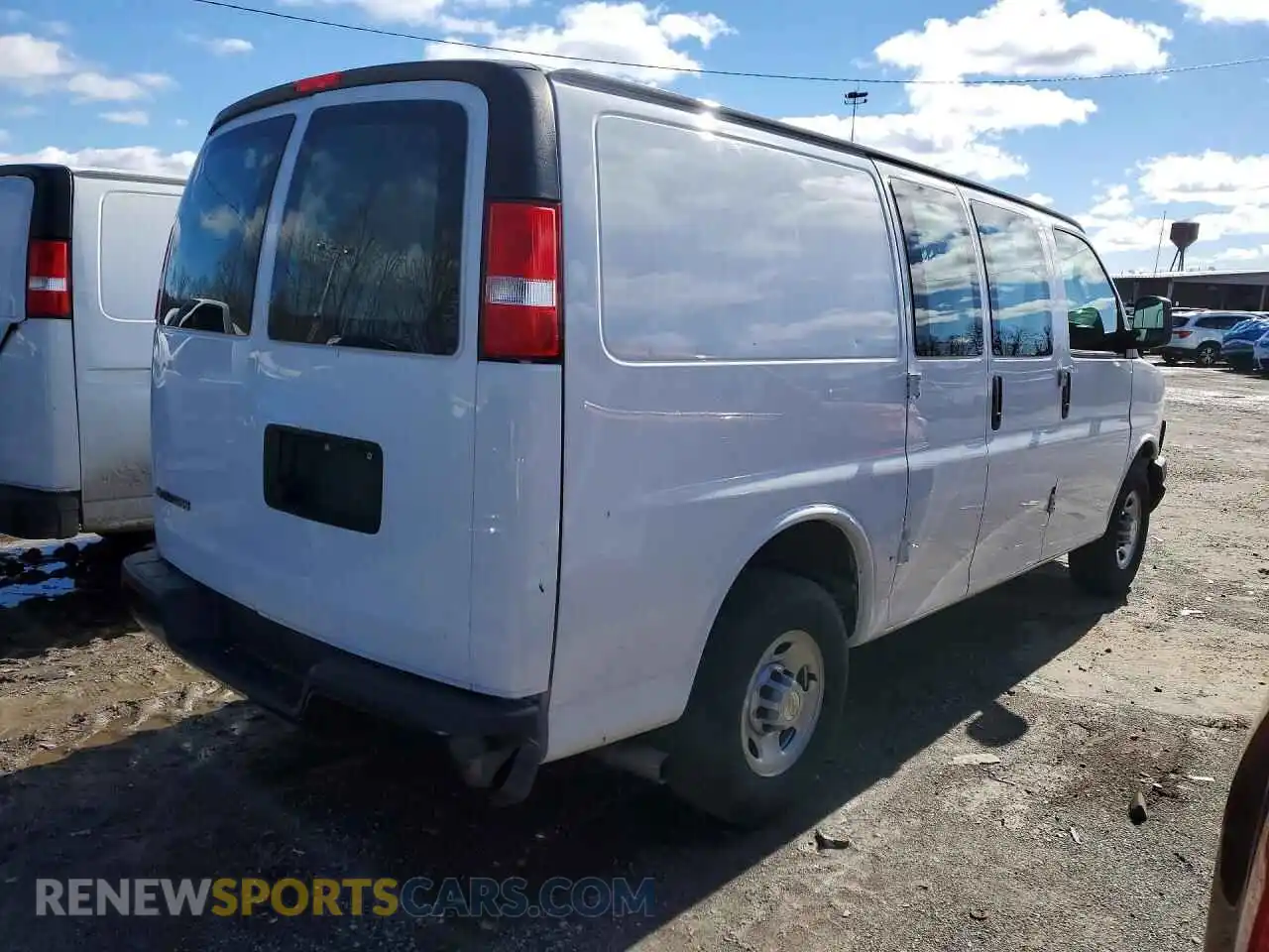3 Photograph of a damaged car 1GCWGAFPXR1217207 CHEVROLET EXPRESS 2024