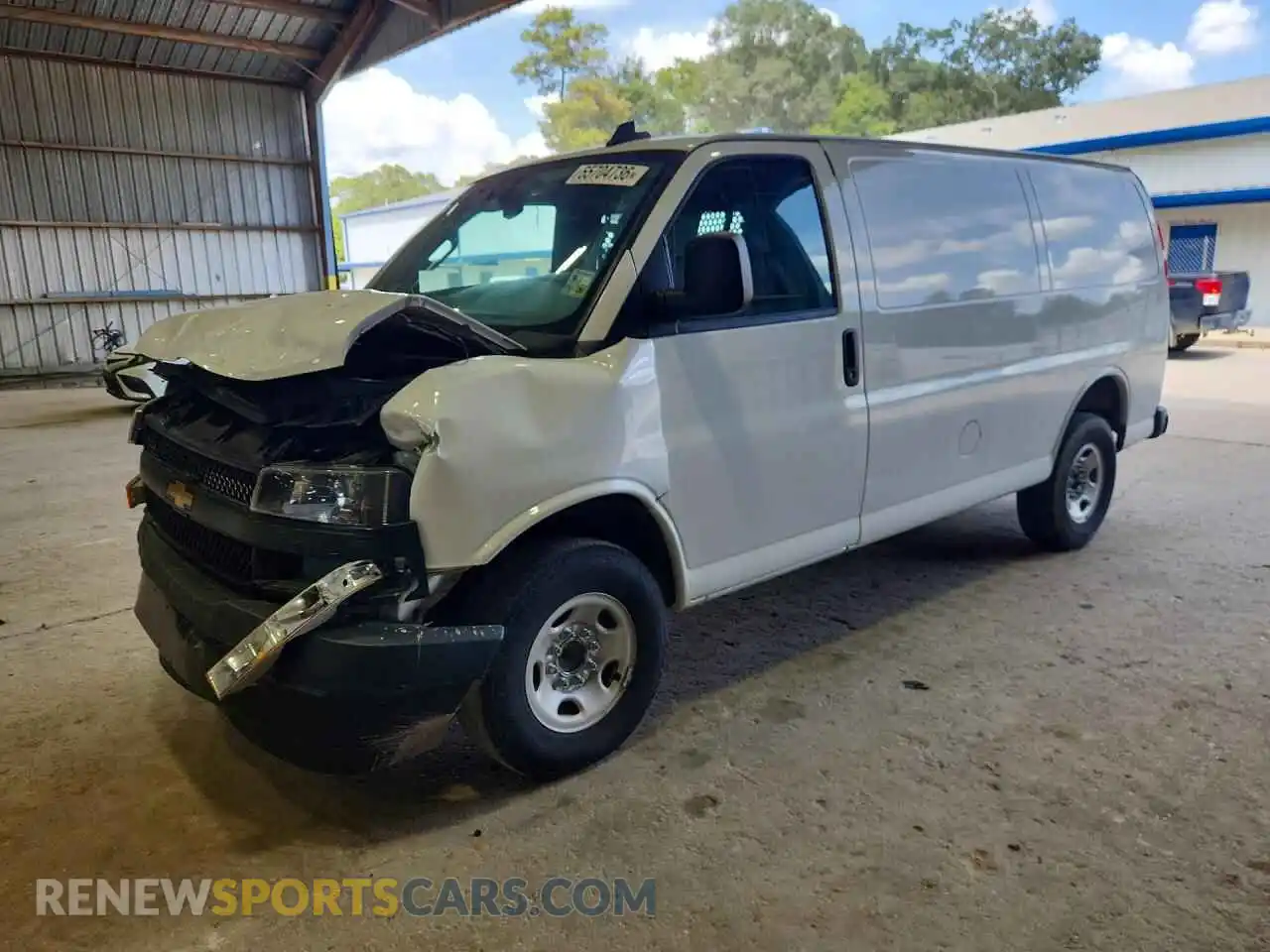 1 Photograph of a damaged car 1GCWGAF74S1115326 CHEVROLET EXPRESS 2025