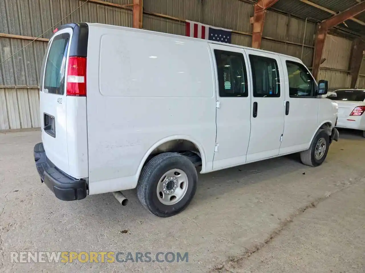 3 Photograph of a damaged car 1GCWGAF74S1115326 CHEVROLET EXPRESS 2025