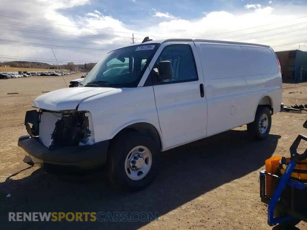 1 Photograph of a damaged car 1GCWGAFP0S1278586 CHEVROLET EXPRESS 2025