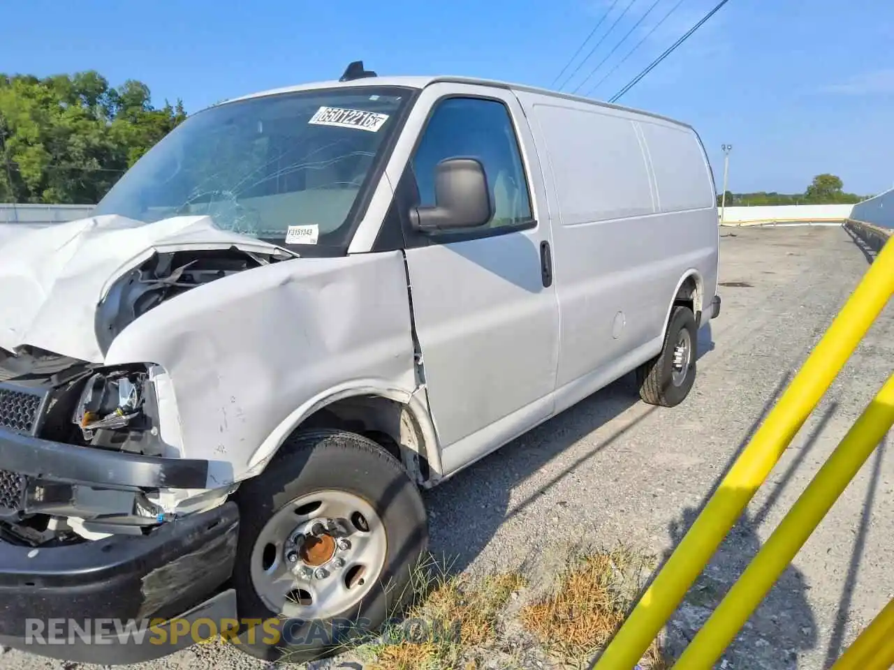 1 Фотография поврежденного автомобиля 1GCWGAFP8S1263480 CHEVROLET EXPRESS 2025