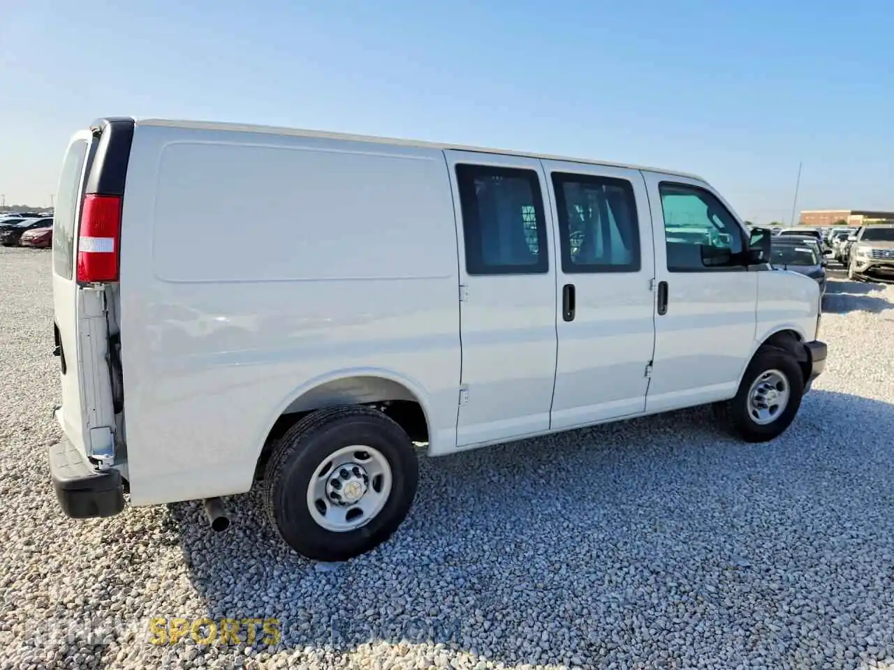 3 Photograph of a damaged car 1GCWGAFPXS1272147 CHEVROLET EXPRESS 2025