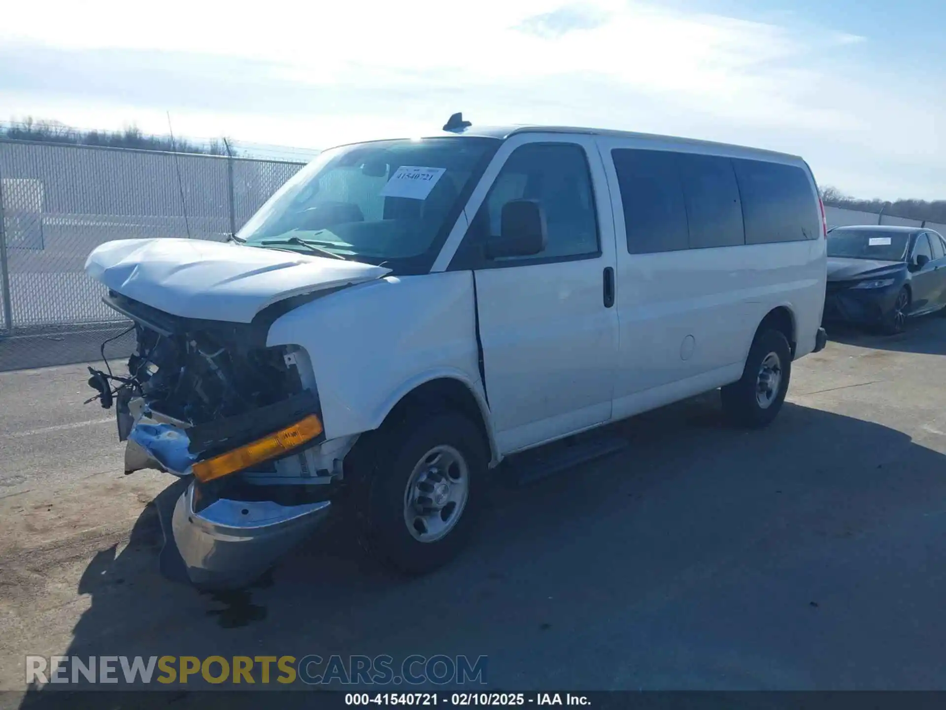 2 Photograph of a damaged car 1GAWGEFG4K1200151 CHEVROLET EXPRESS 2500 2019