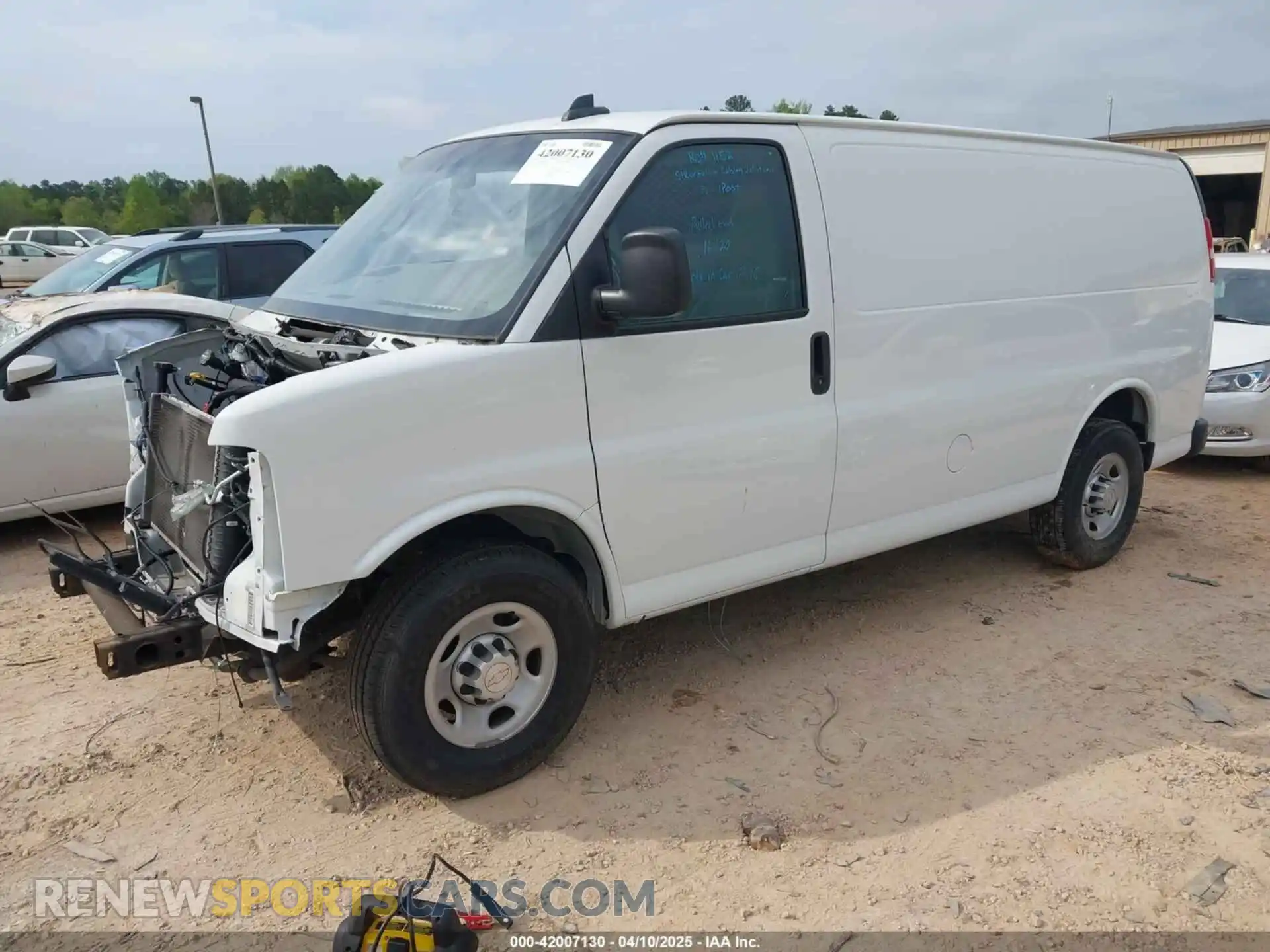 2 Photograph of a damaged car 1GCWGAFG1K1328332 CHEVROLET EXPRESS 2500 2019