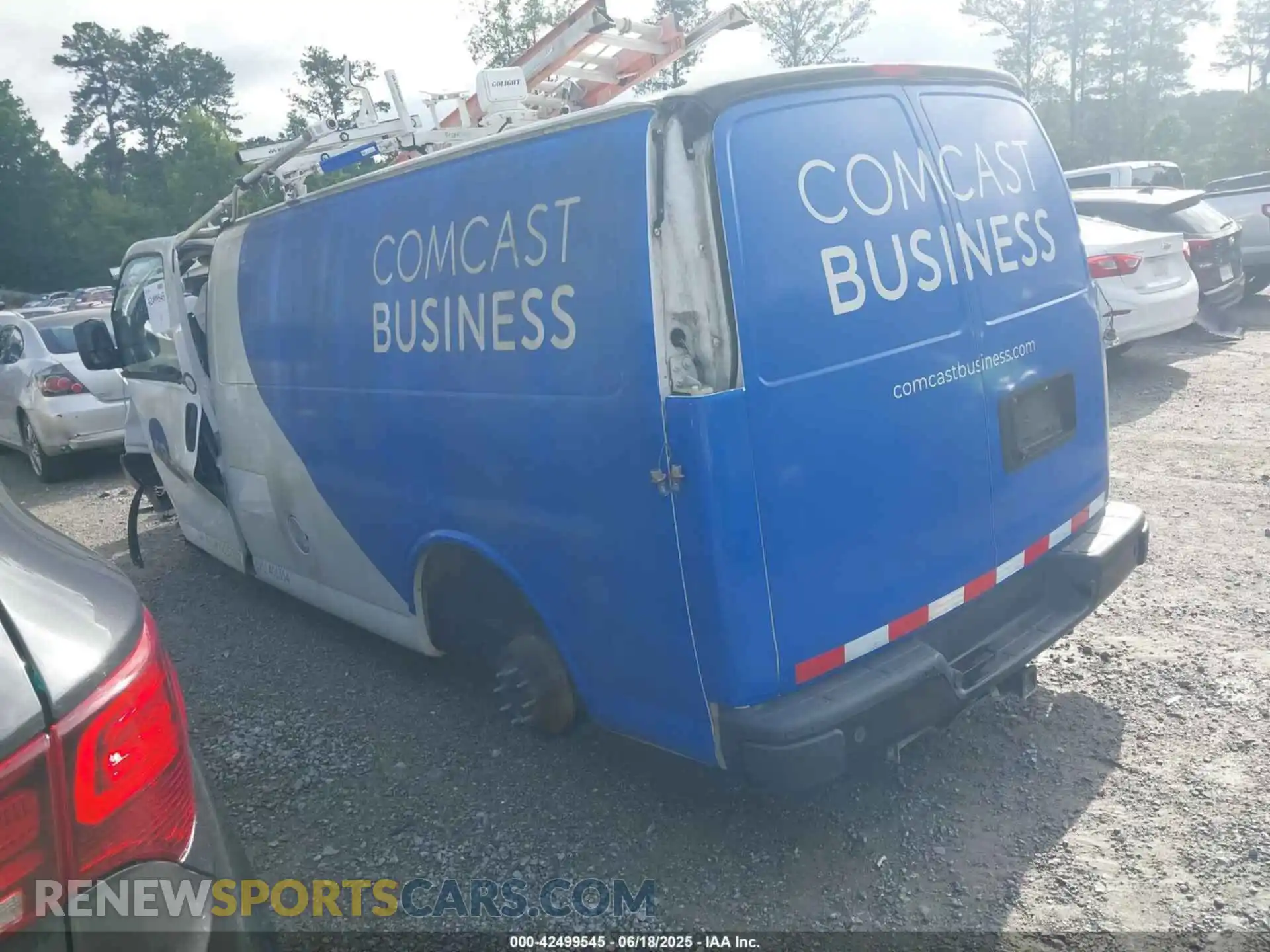 3 Photograph of a damaged car 1GCWGAFP0K1351293 CHEVROLET EXPRESS 2500 2019