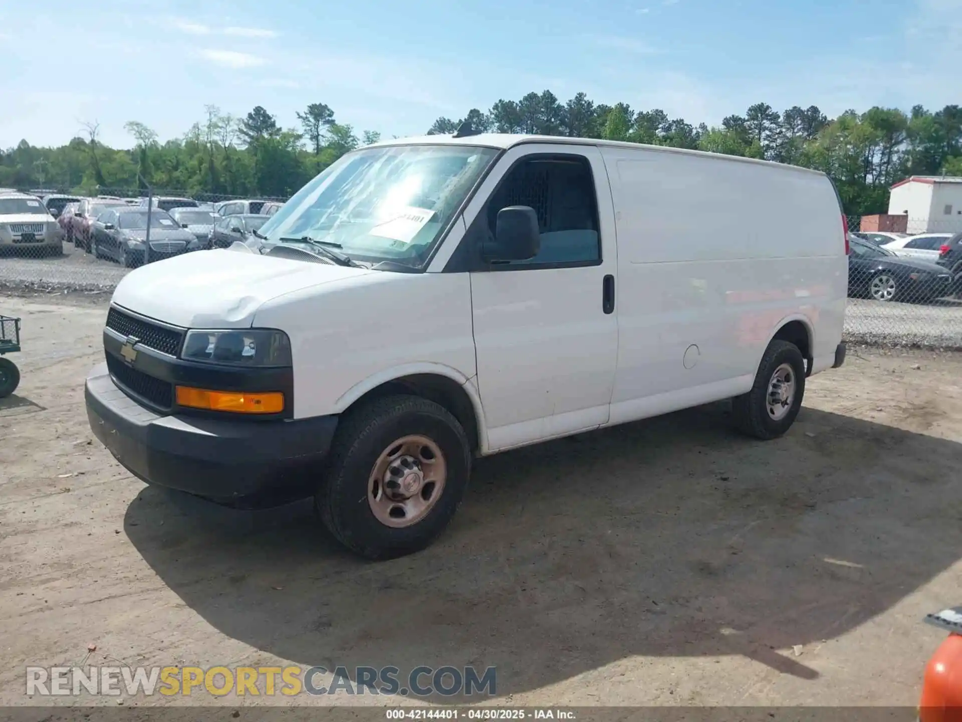 2 Photograph of a damaged car 1GCWGAFP2K1241541 CHEVROLET EXPRESS 2500 2019