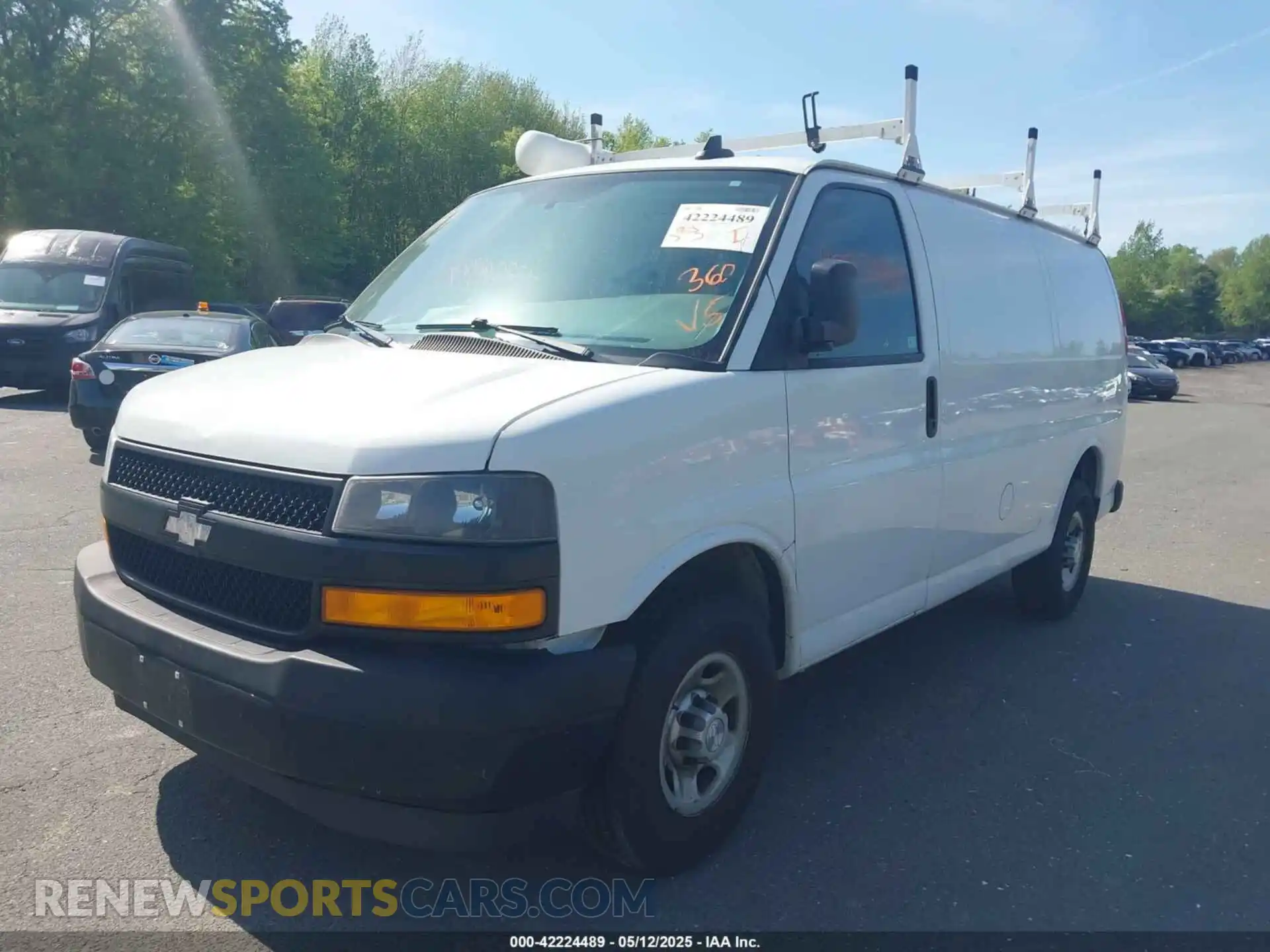 2 Photograph of a damaged car 1GCWGAFP2K1251874 CHEVROLET EXPRESS 2500 2019
