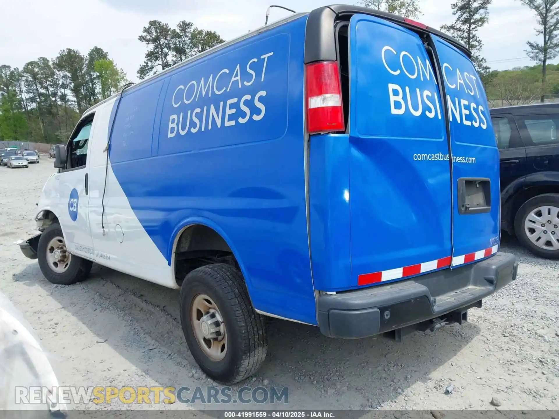 3 Photograph of a damaged car 1GCWGAFP2K1347973 CHEVROLET EXPRESS 2500 2019