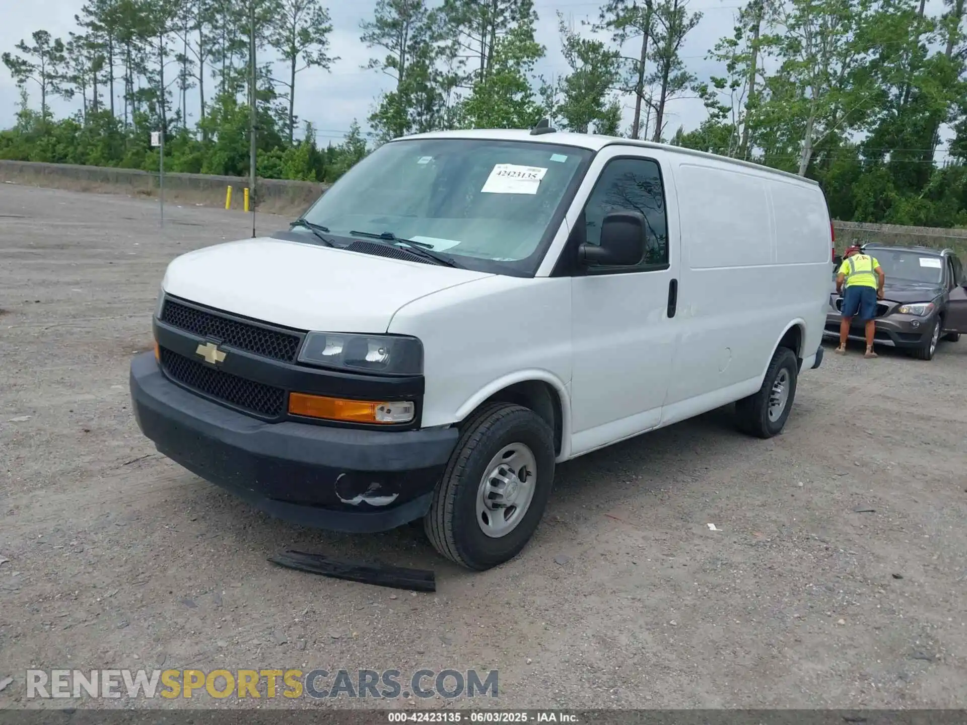 2 Фотография поврежденного автомобиля 1GCWGAFP5K1365688 CHEVROLET EXPRESS 2500 2019