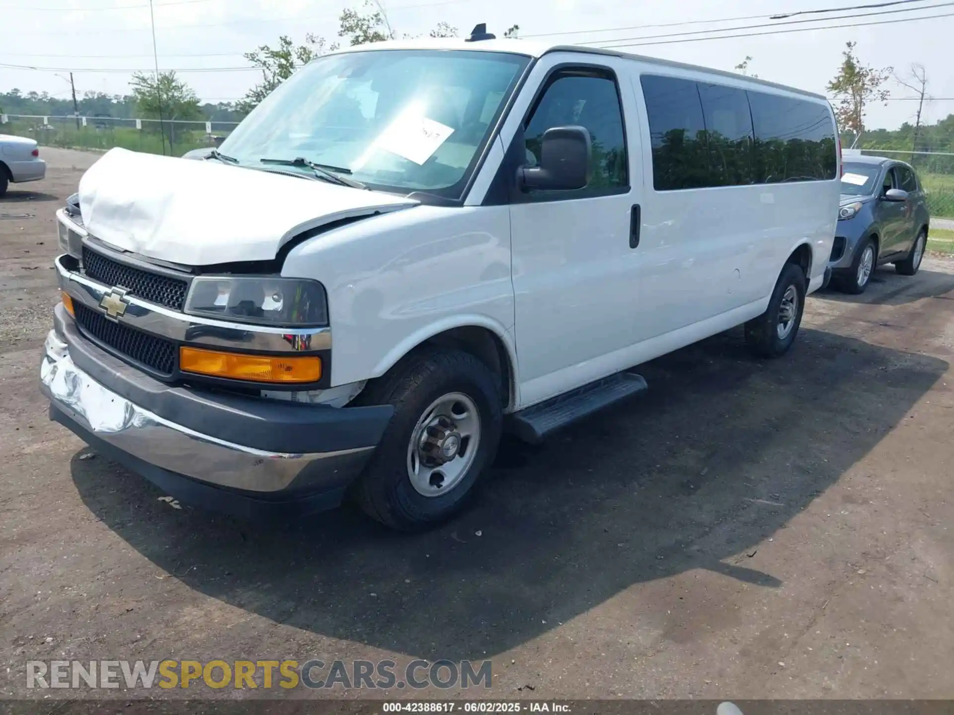 2 Photograph of a damaged car 1GAZGPFG0K1240249 CHEVROLET EXPRESS 3500 2019