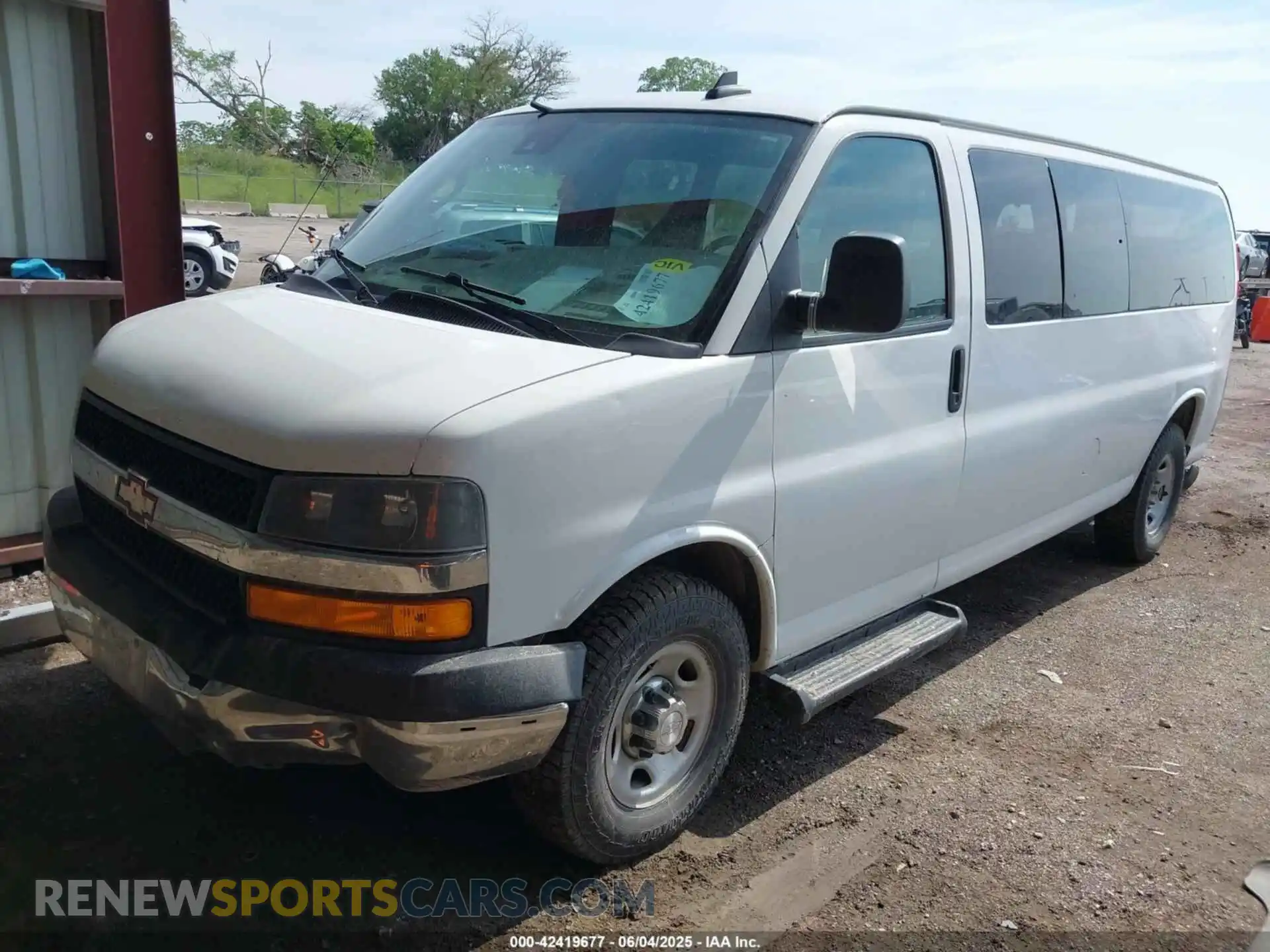 2 Photograph of a damaged car 1GAZGPFG7K1201240 CHEVROLET EXPRESS 3500 2019