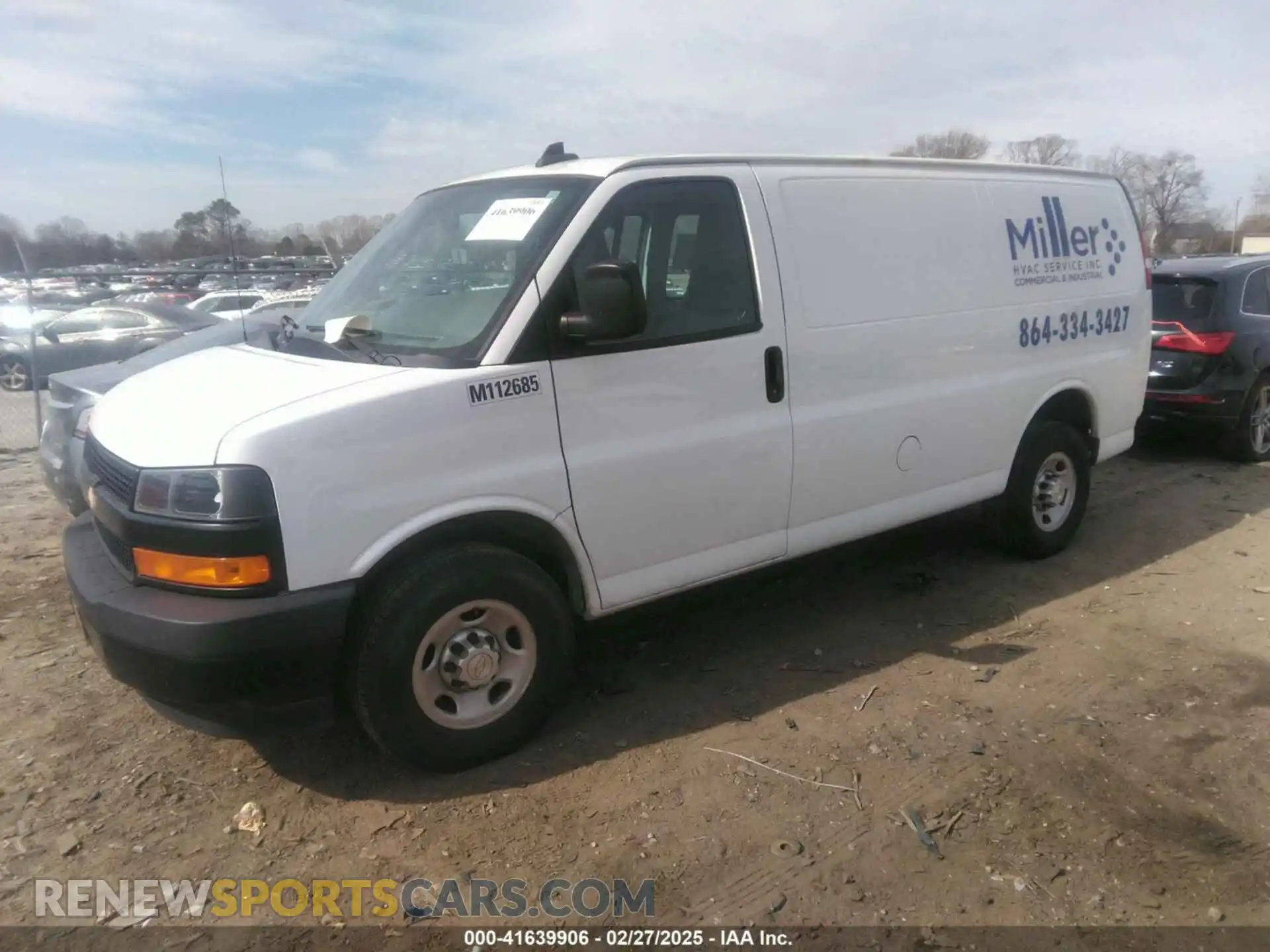 2 Фотография поврежденного автомобиля 1GCWGAFG7L1263293 CHEVROLET EXPRESS CARGO 2020