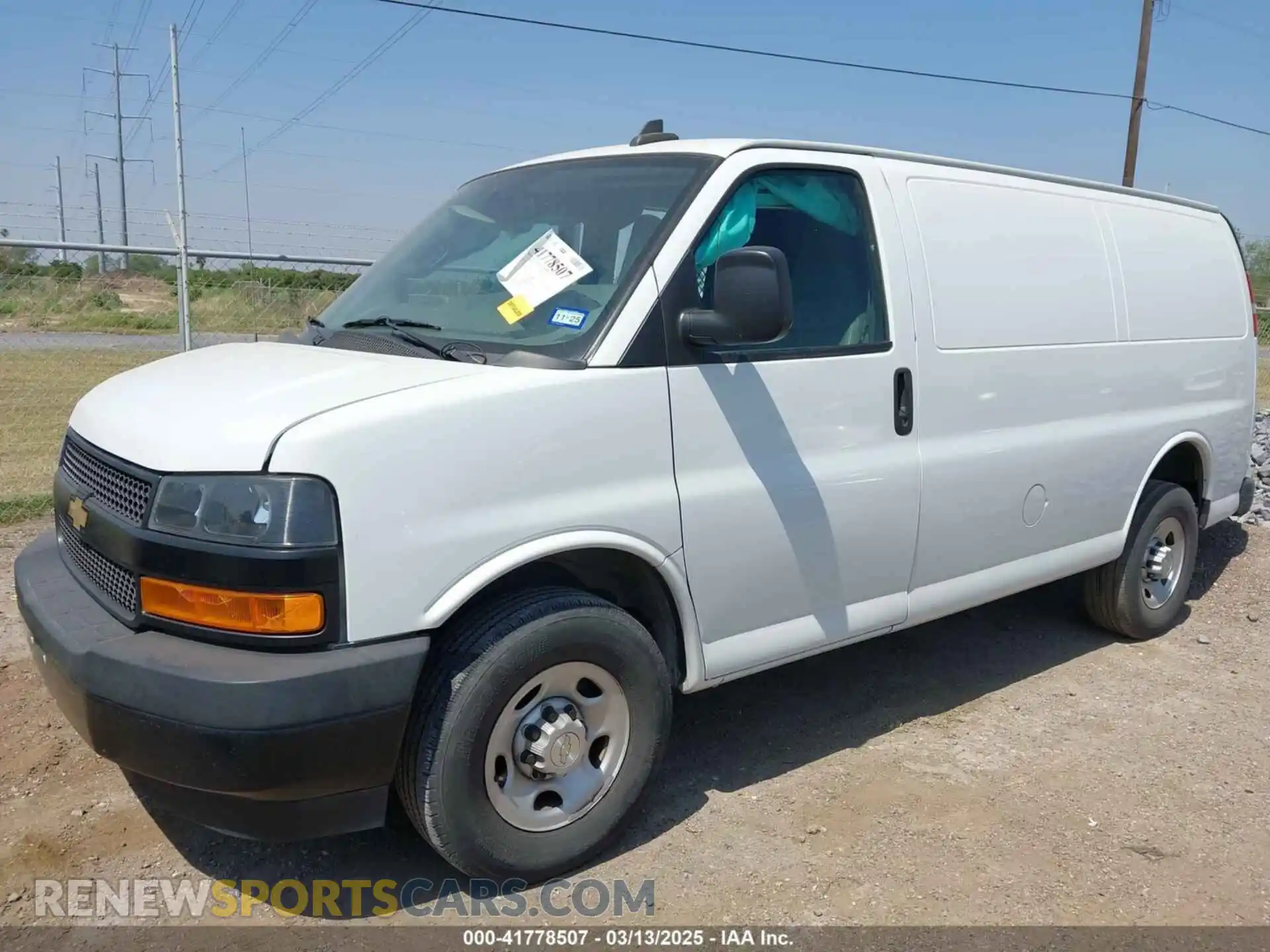 2 Photograph of a damaged car 1GCWGAF70M1237863 CHEVROLET EXPRESS CARGO 2021