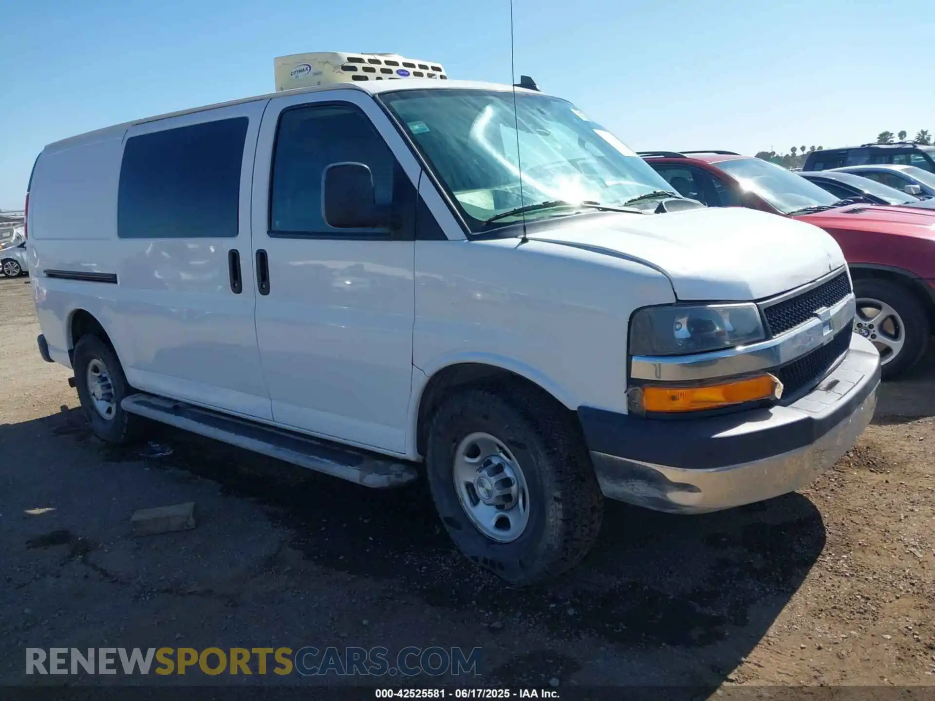 1 Photograph of a damaged car 1GCWGAF71M1242604 CHEVROLET EXPRESS CARGO 2021