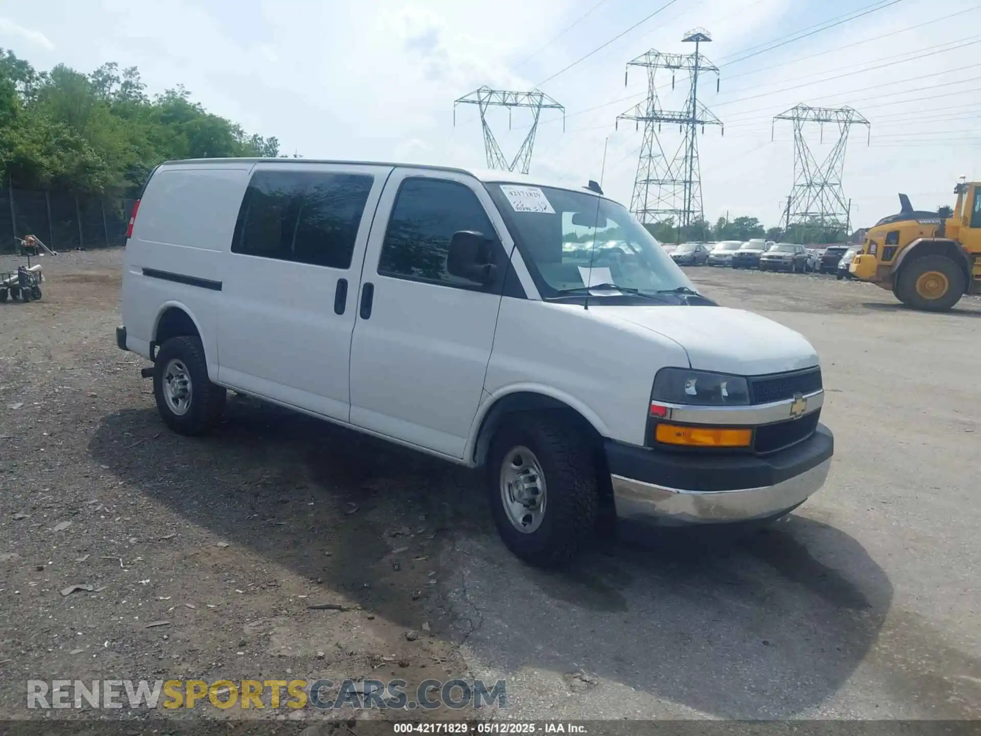 1 Photograph of a damaged car 1GCWGAF72M1208980 CHEVROLET EXPRESS CARGO 2021