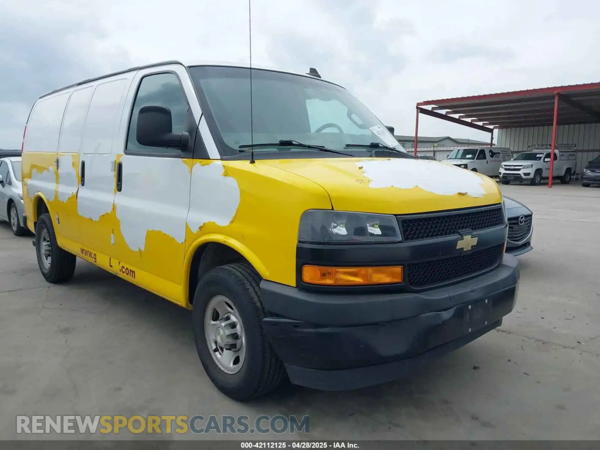 1 Photograph of a damaged car 1GCWGAFP1M1234342 CHEVROLET EXPRESS CARGO 2021