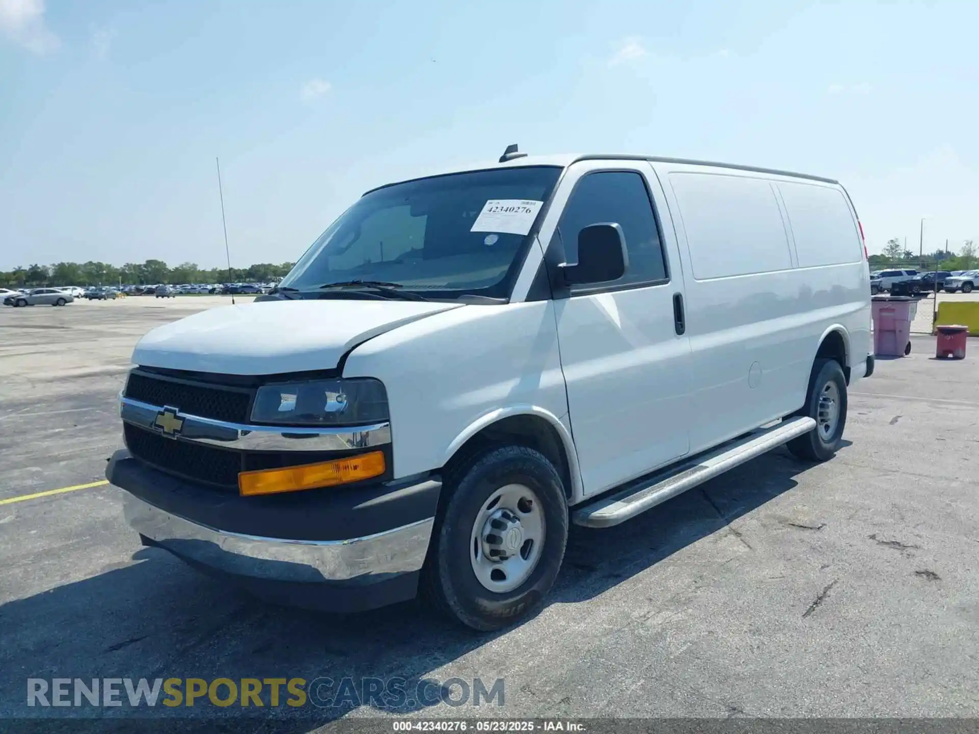 2 Photograph of a damaged car 1GCWGAFP2M1204749 CHEVROLET EXPRESS CARGO 2021