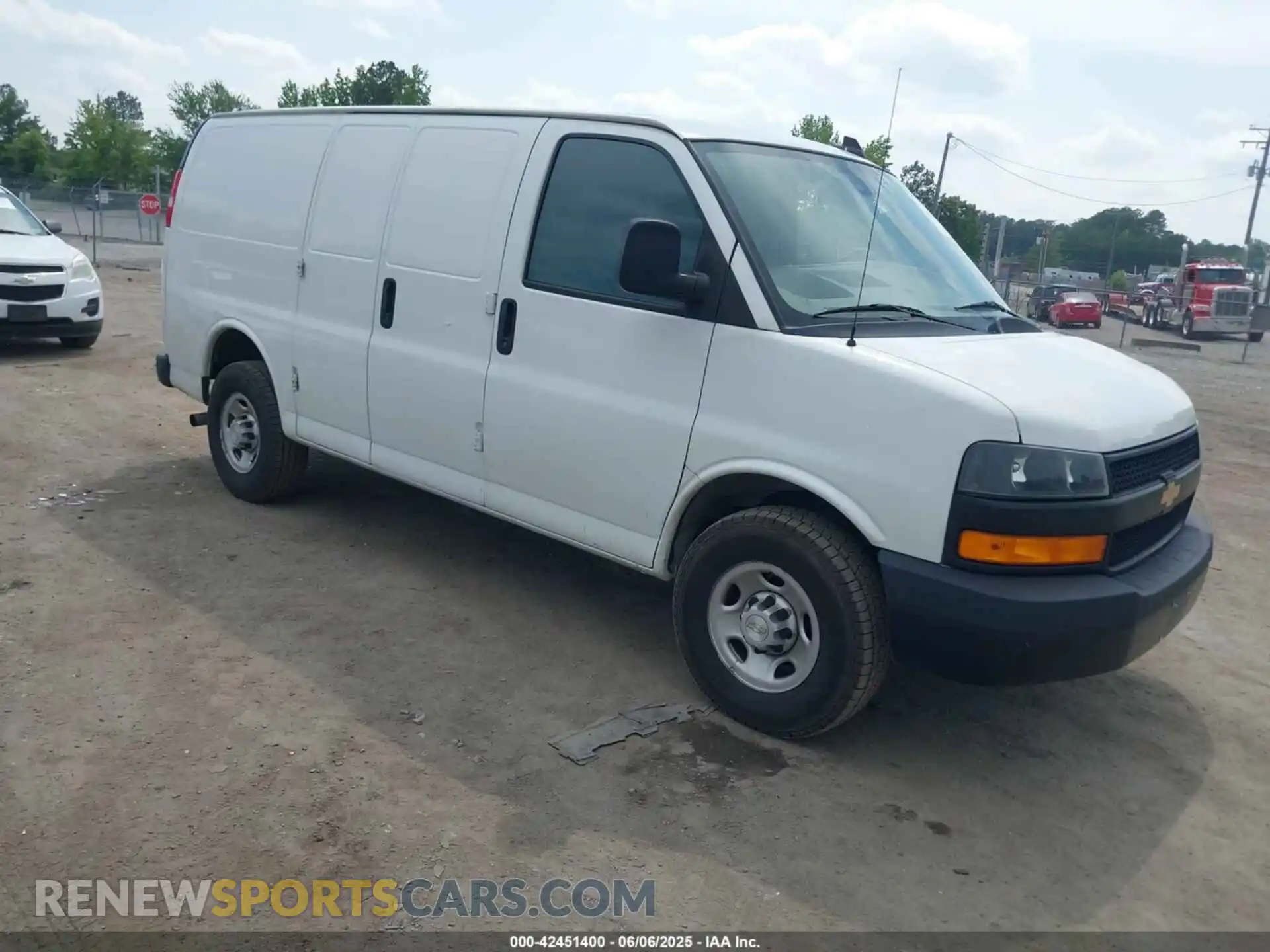 1 Photograph of a damaged car 1GCWGAFP6M1206374 CHEVROLET EXPRESS CARGO 2021