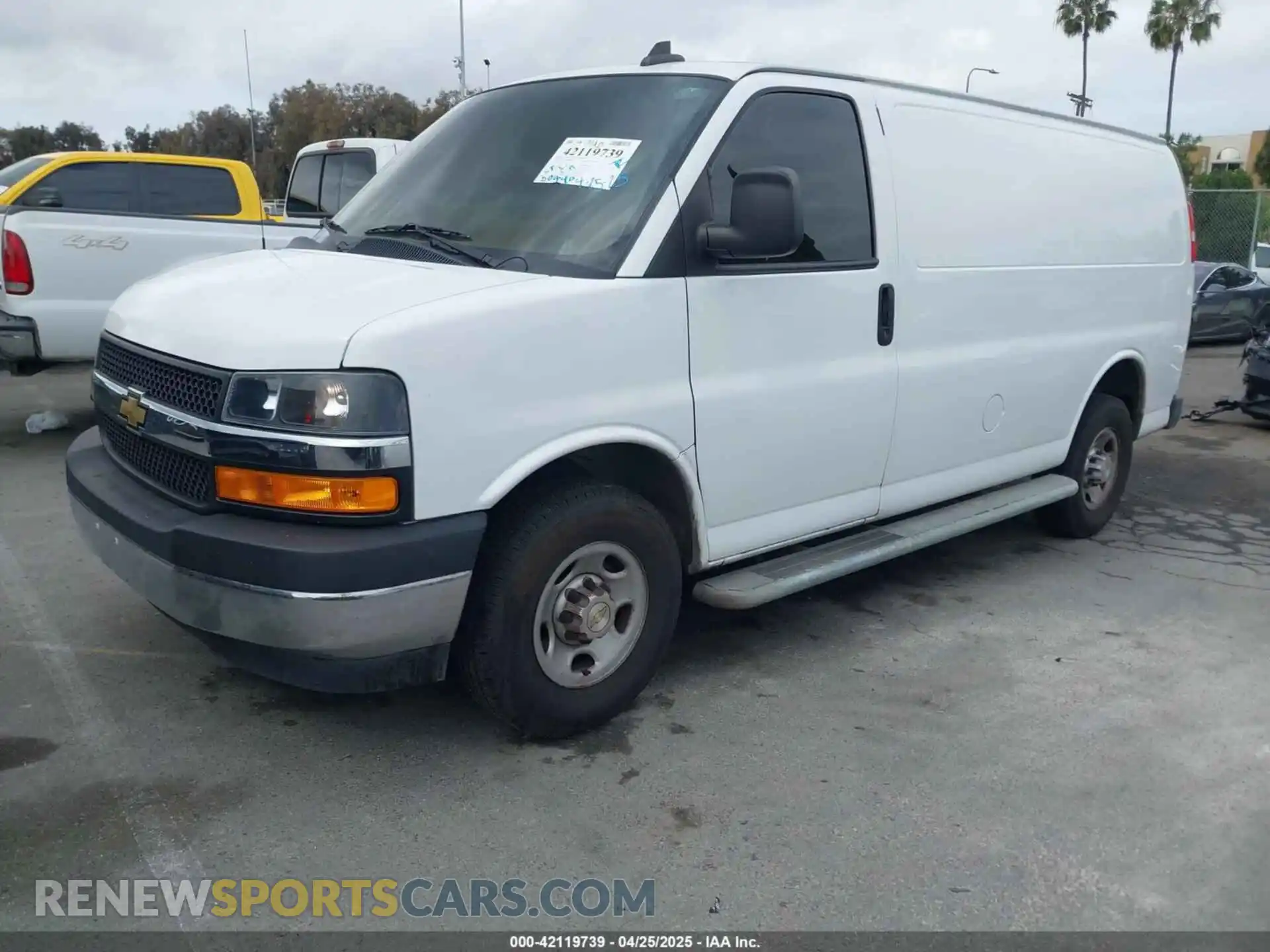 2 Photograph of a damaged car 1GCWGAFP0N1146450 CHEVROLET EXPRESS CARGO 2022