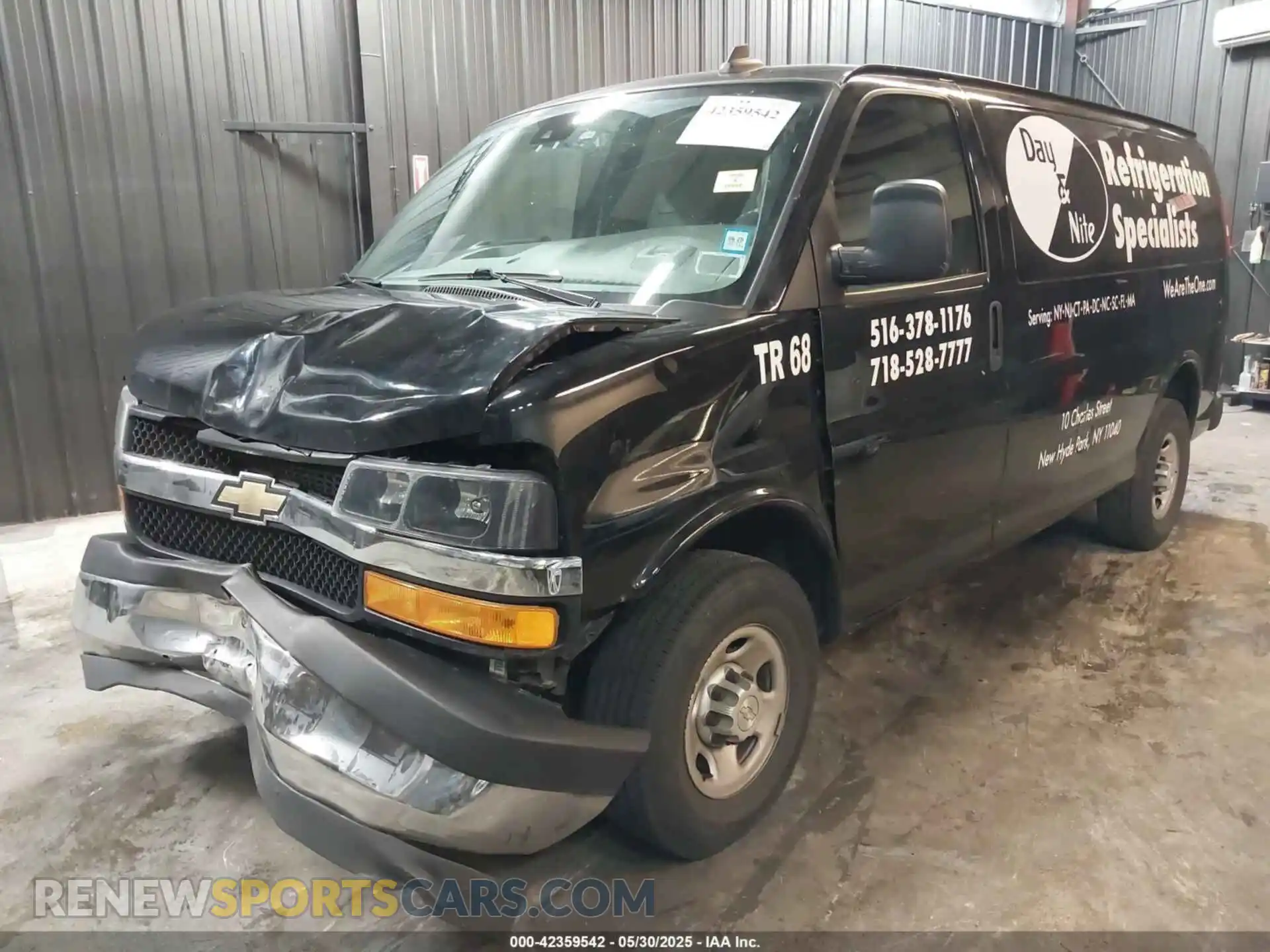 2 Photograph of a damaged car 1GCWGAFP0N1202631 CHEVROLET EXPRESS CARGO 2022