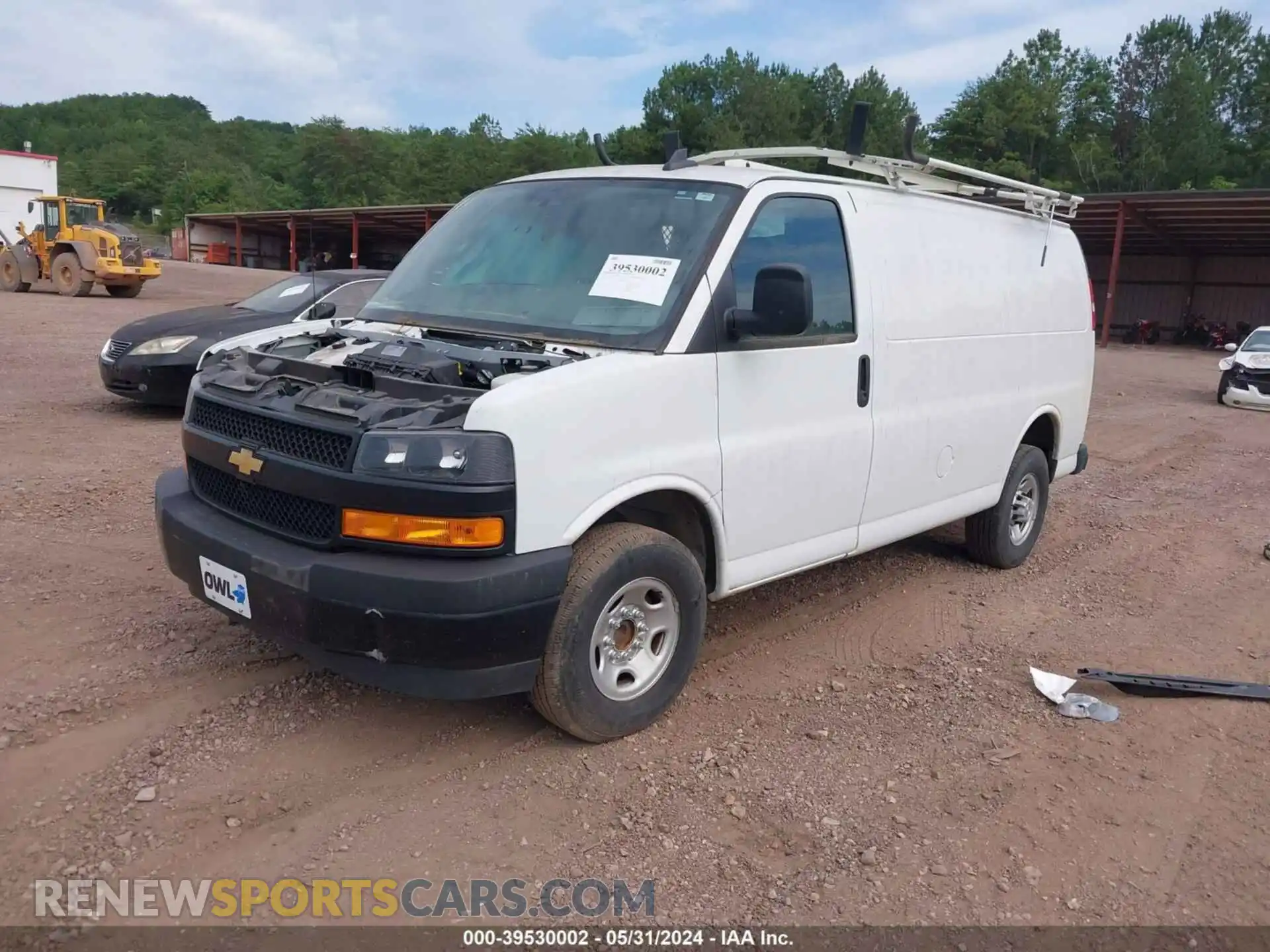 2 Photograph of a damaged car 1GCWGAFP3N1212523 CHEVROLET EXPRESS CARGO 2022