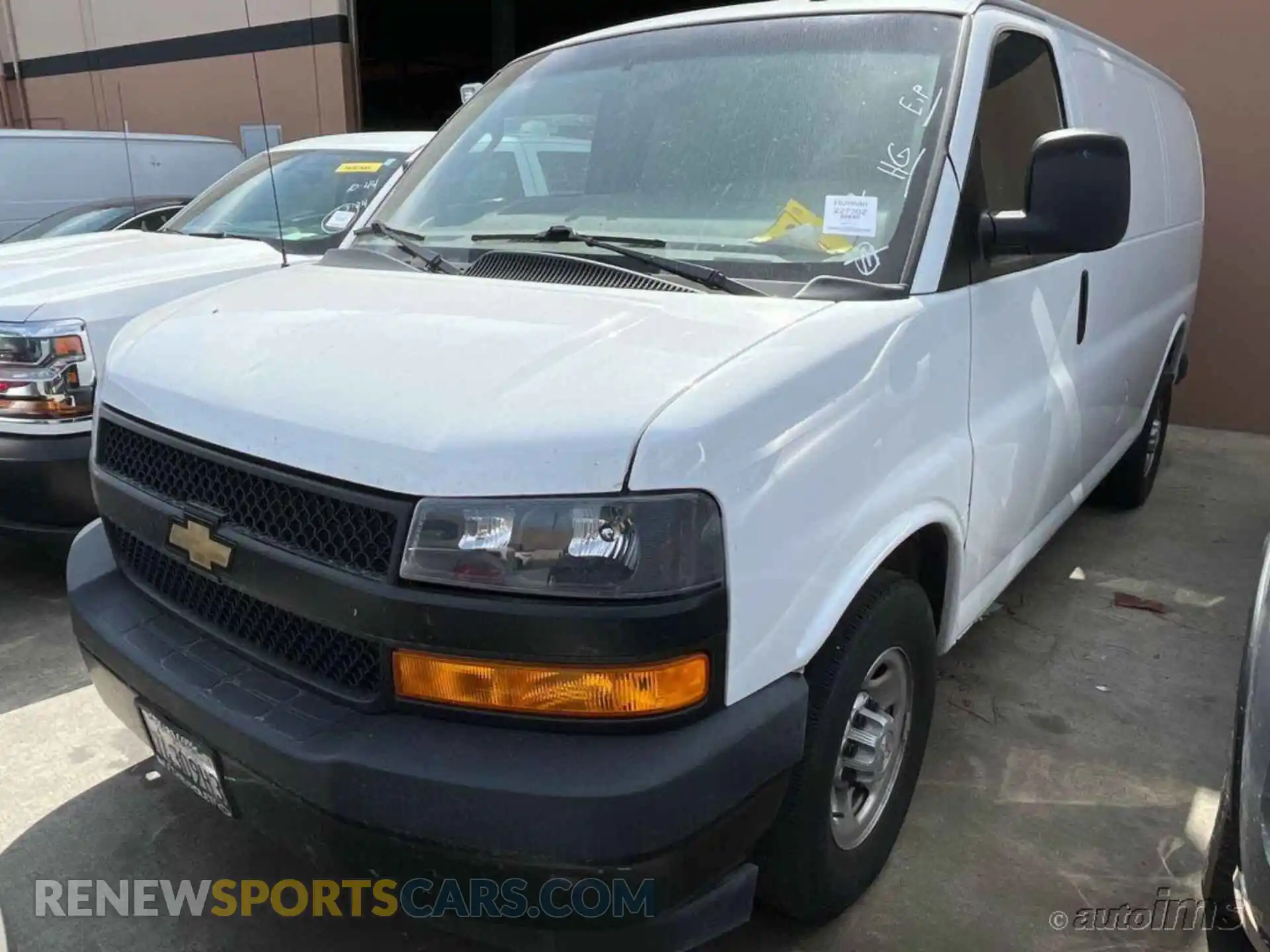 2 Photograph of a damaged car 1GCWGAFP6N1271453 CHEVROLET EXPRESS CARGO 2022