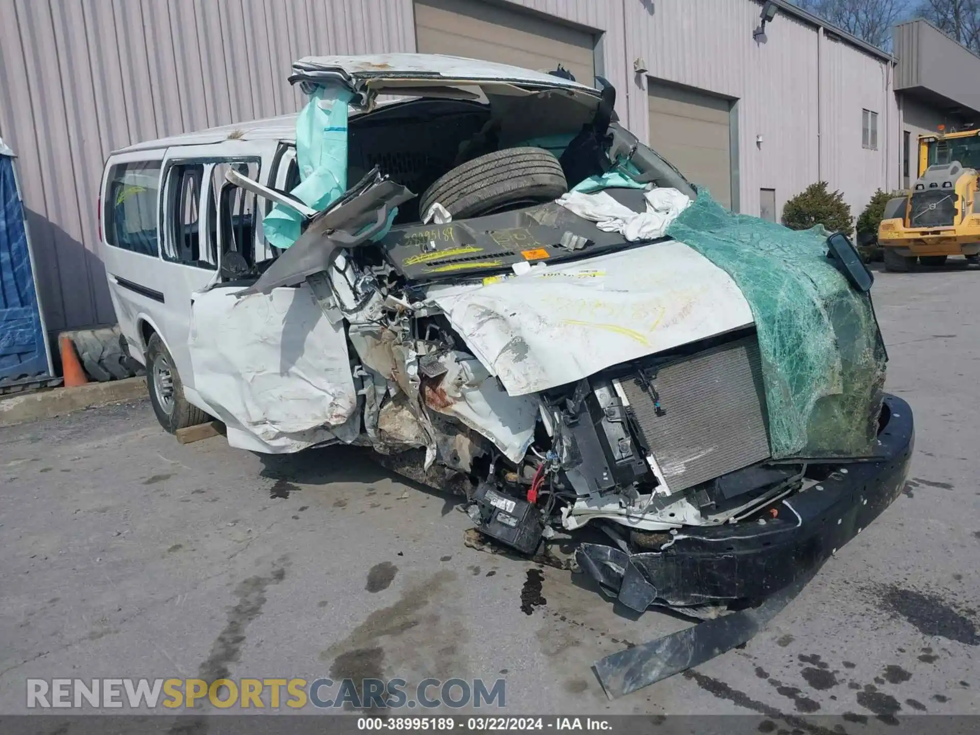 1 Photograph of a damaged car 1GCWGAFP8N1257148 CHEVROLET EXPRESS CARGO 2022