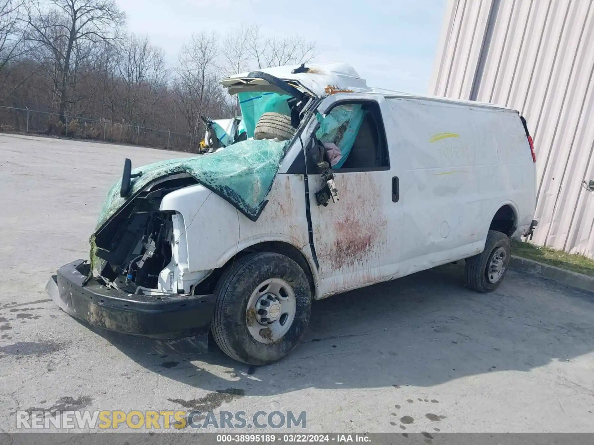 2 Photograph of a damaged car 1GCWGAFP8N1257148 CHEVROLET EXPRESS CARGO 2022