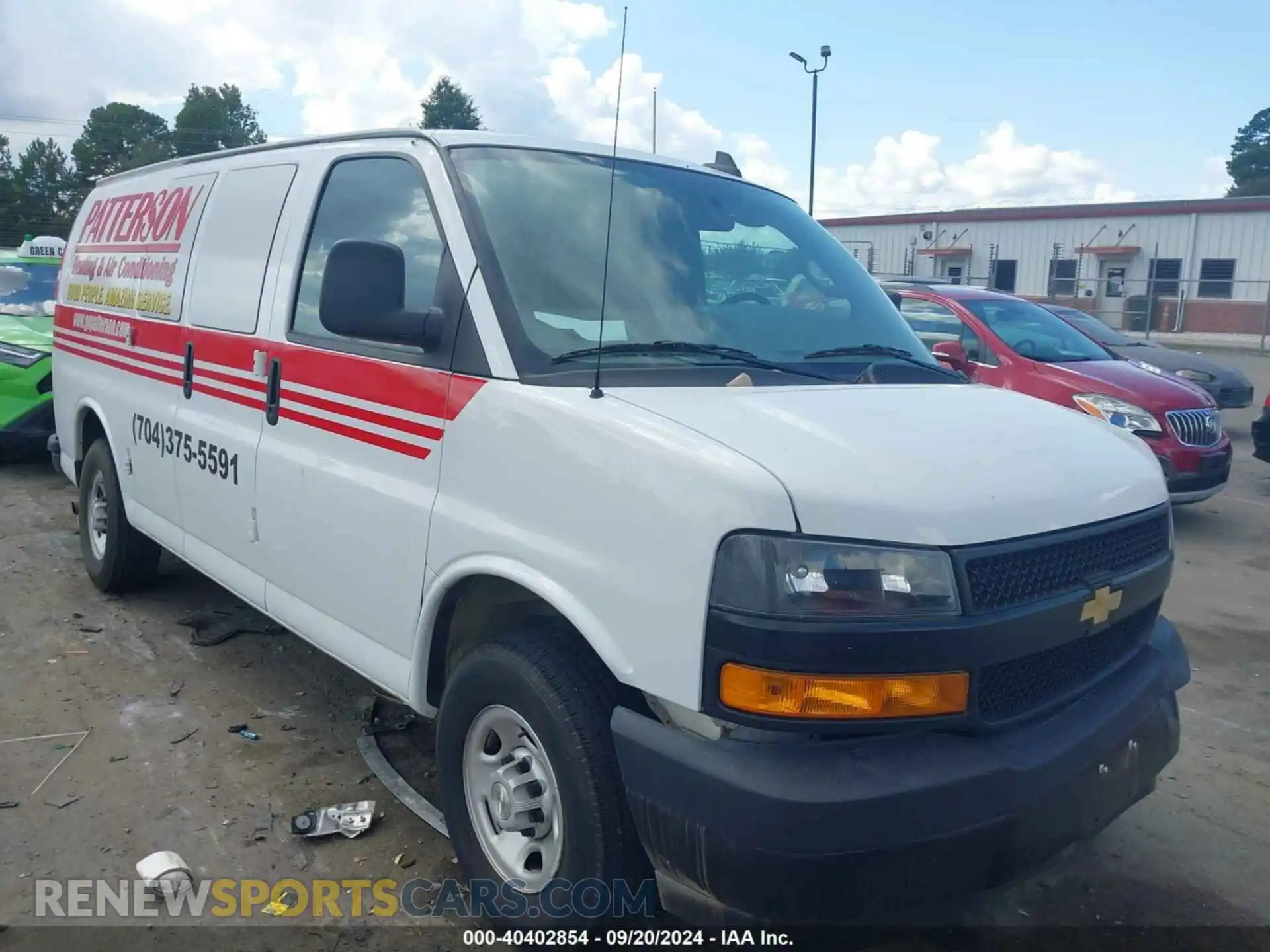 1 Photograph of a damaged car 1GCWGAFP8N1281210 CHEVROLET EXPRESS CARGO 2022