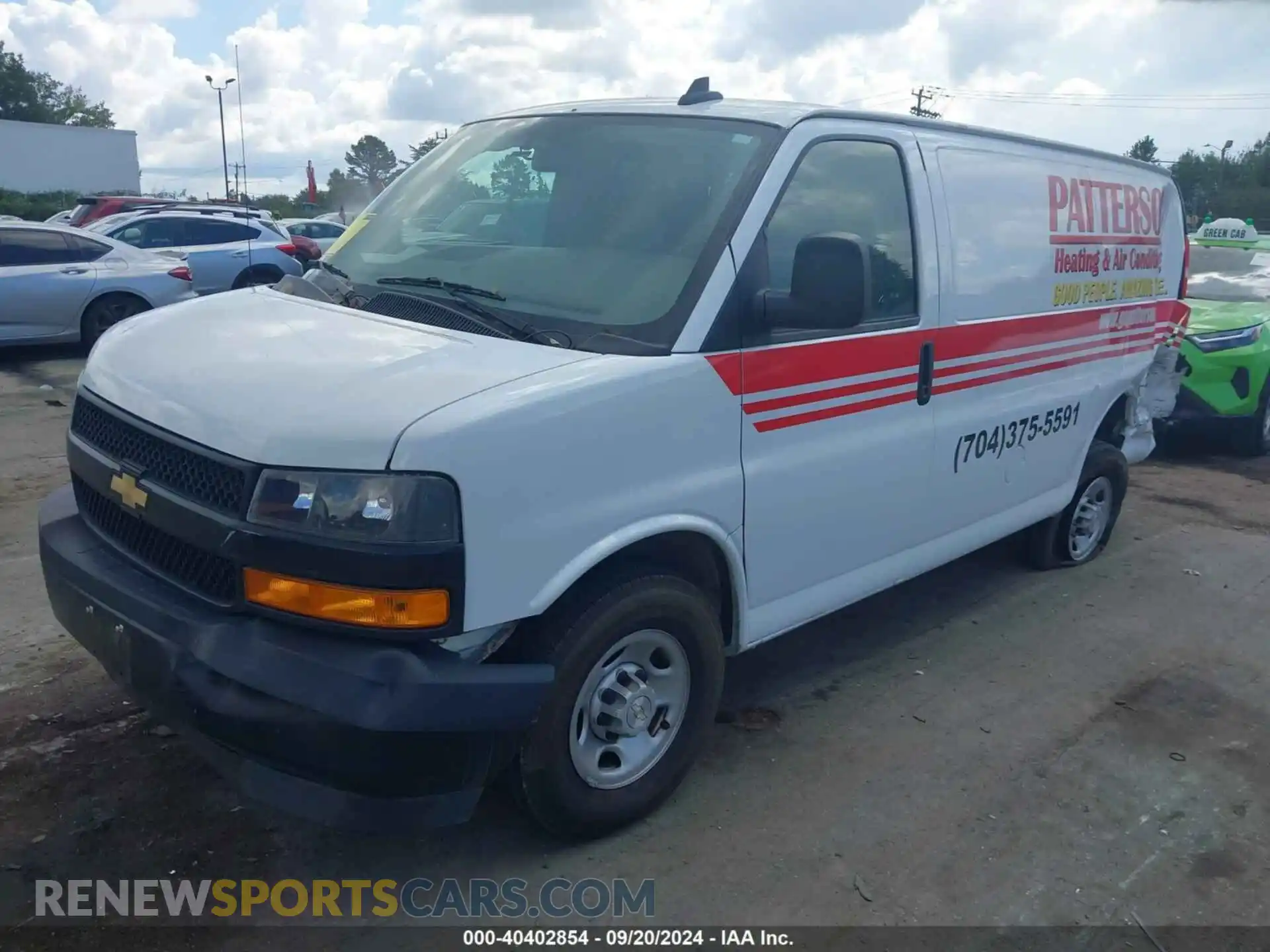 2 Photograph of a damaged car 1GCWGAFP8N1281210 CHEVROLET EXPRESS CARGO 2022
