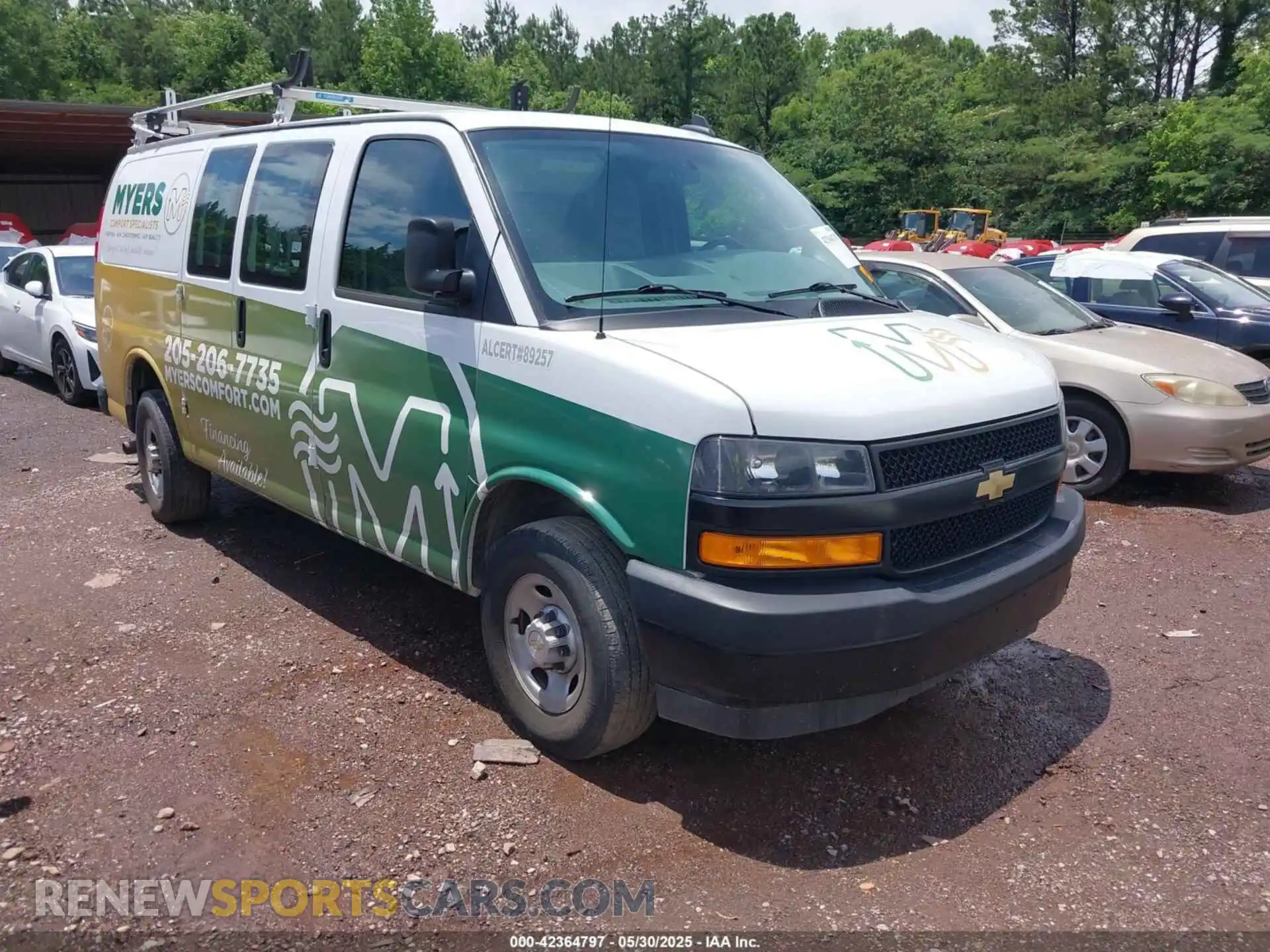 1 Photograph of a damaged car 1GCWGAF76P1171923 CHEVROLET EXPRESS CARGO 2023